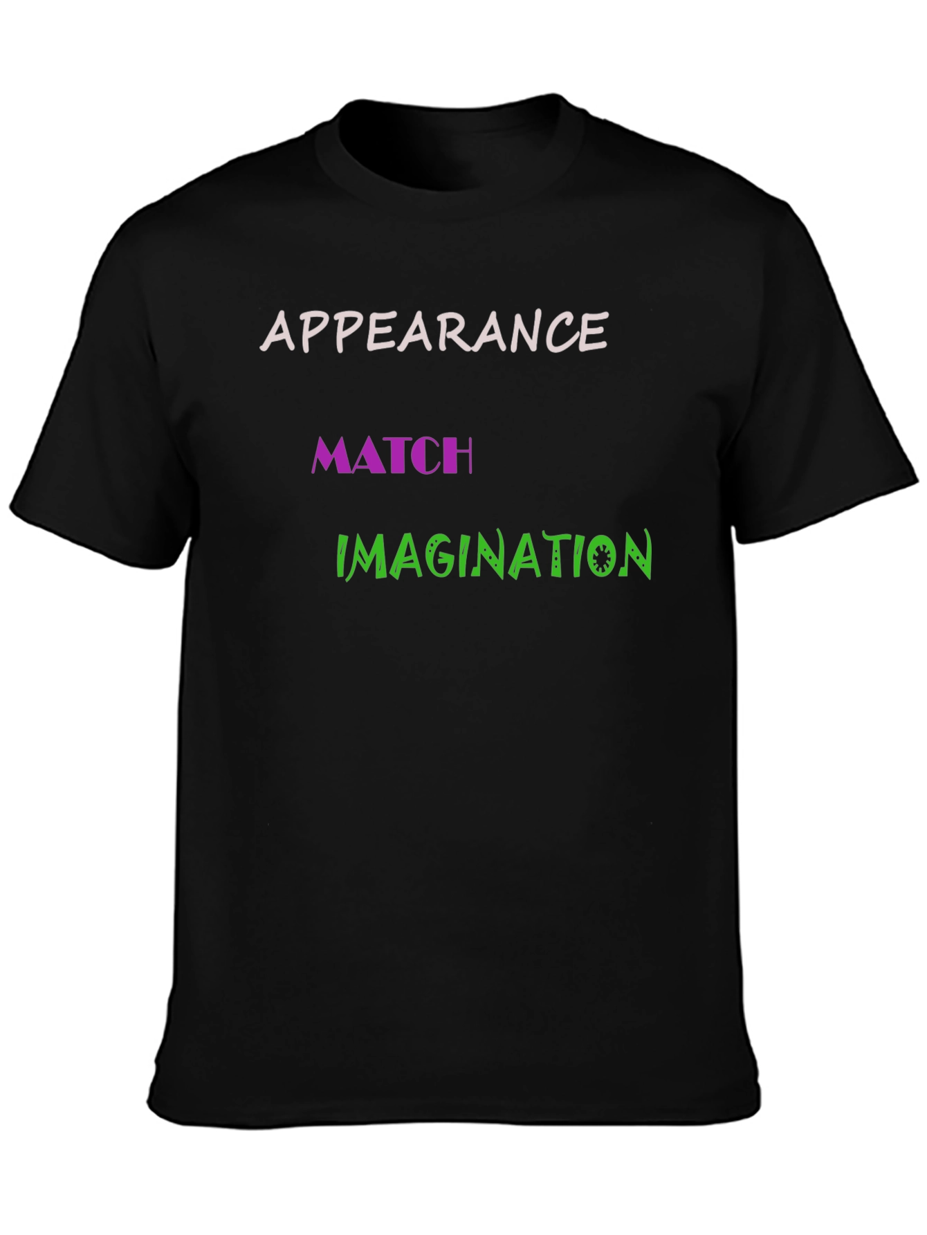 Appearance Match Imagination Tee - Black