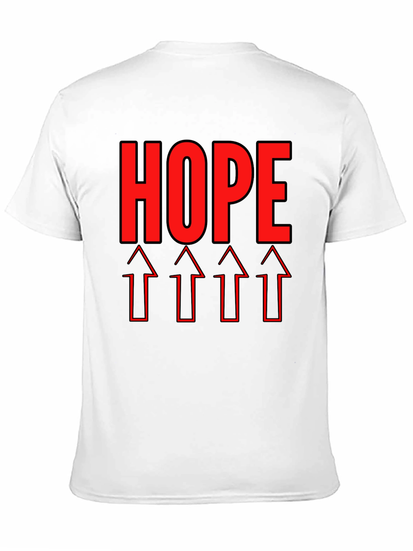 HOPE Graphic Tee - Upward Arrows Motivation
