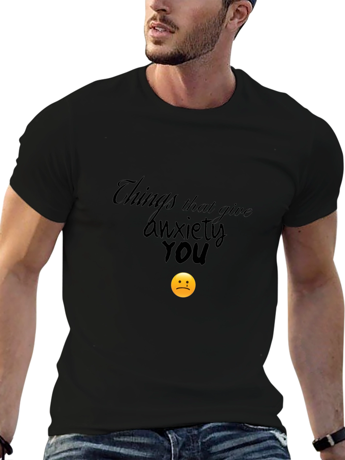 Anxiety Humor Graphic T-Shirt