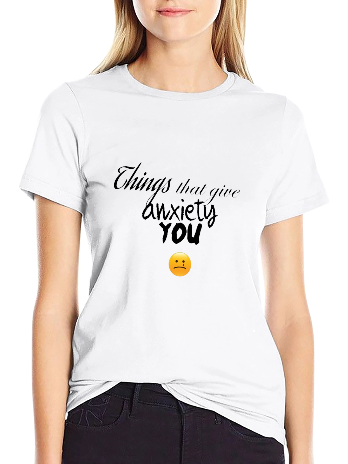Anxiety Humor Graphic T-Shirt