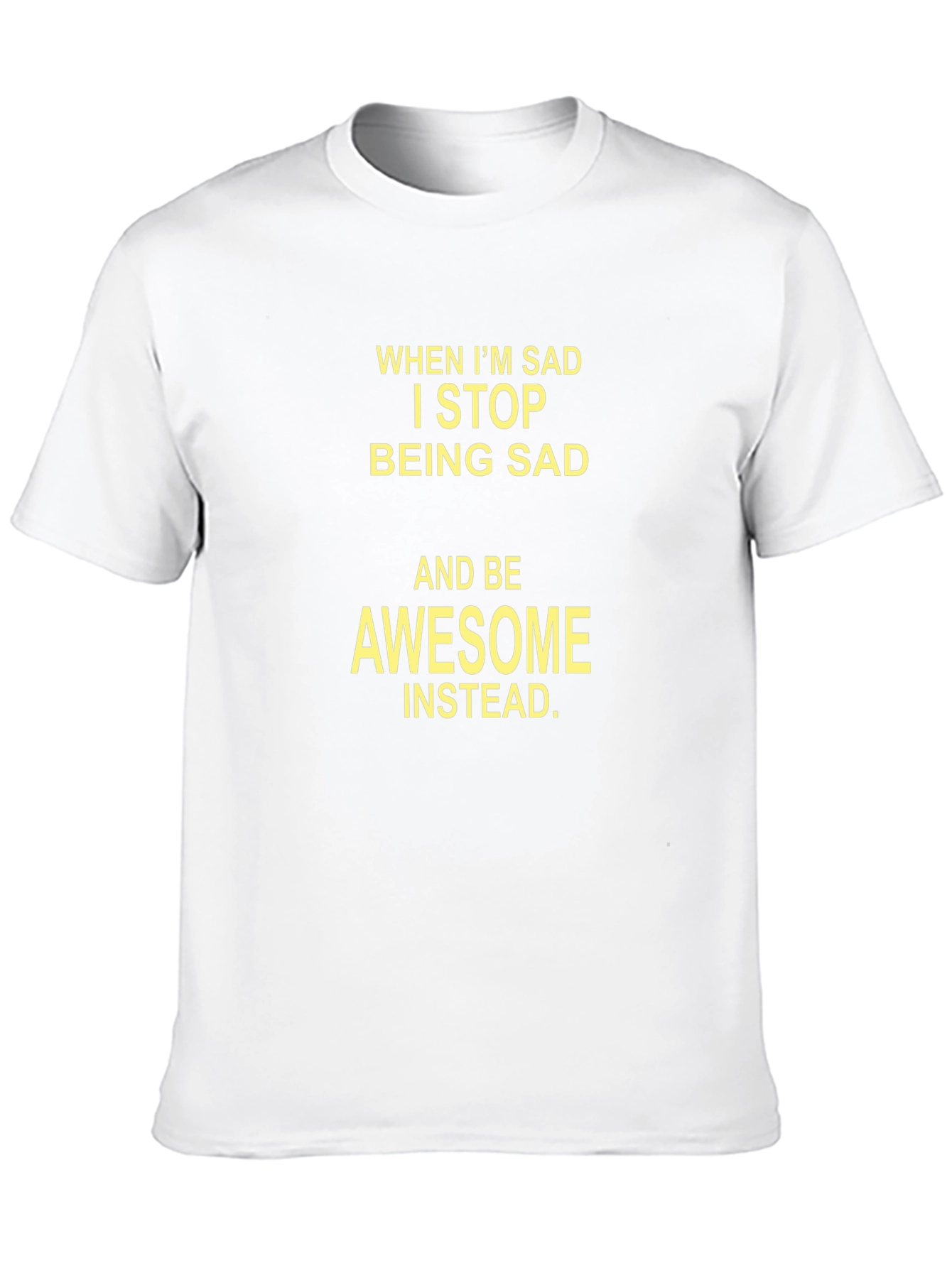 Awesome Instead T-Shirt - Mens Black Tee
