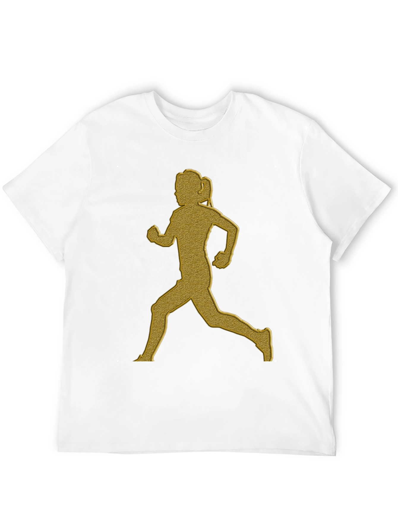 Running Girl Graphic Tee - Black T-Shirt