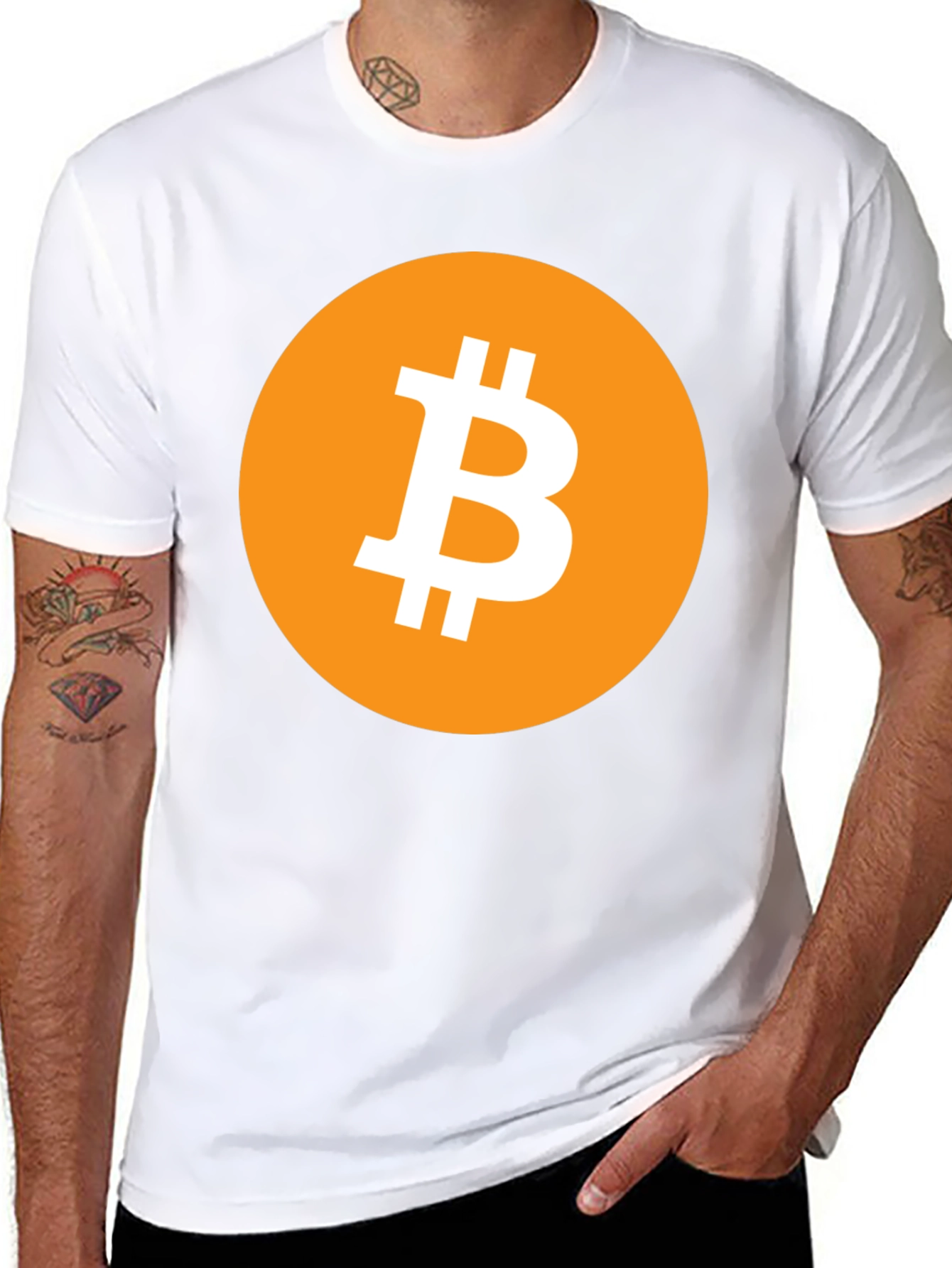 Bitcoin Crypto Black T-Shirt