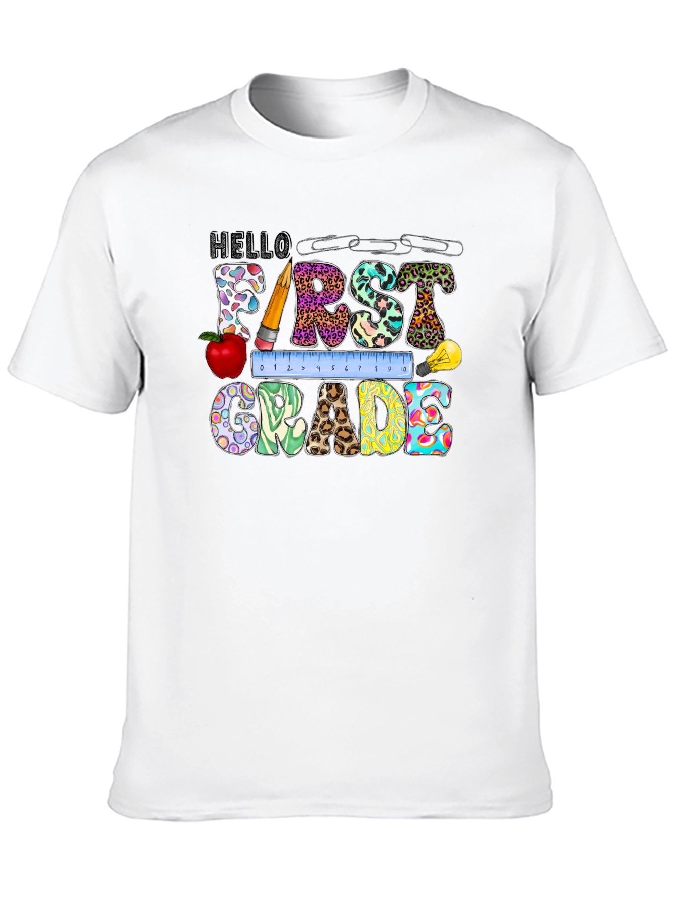 Hello First Grade Graphic Tee