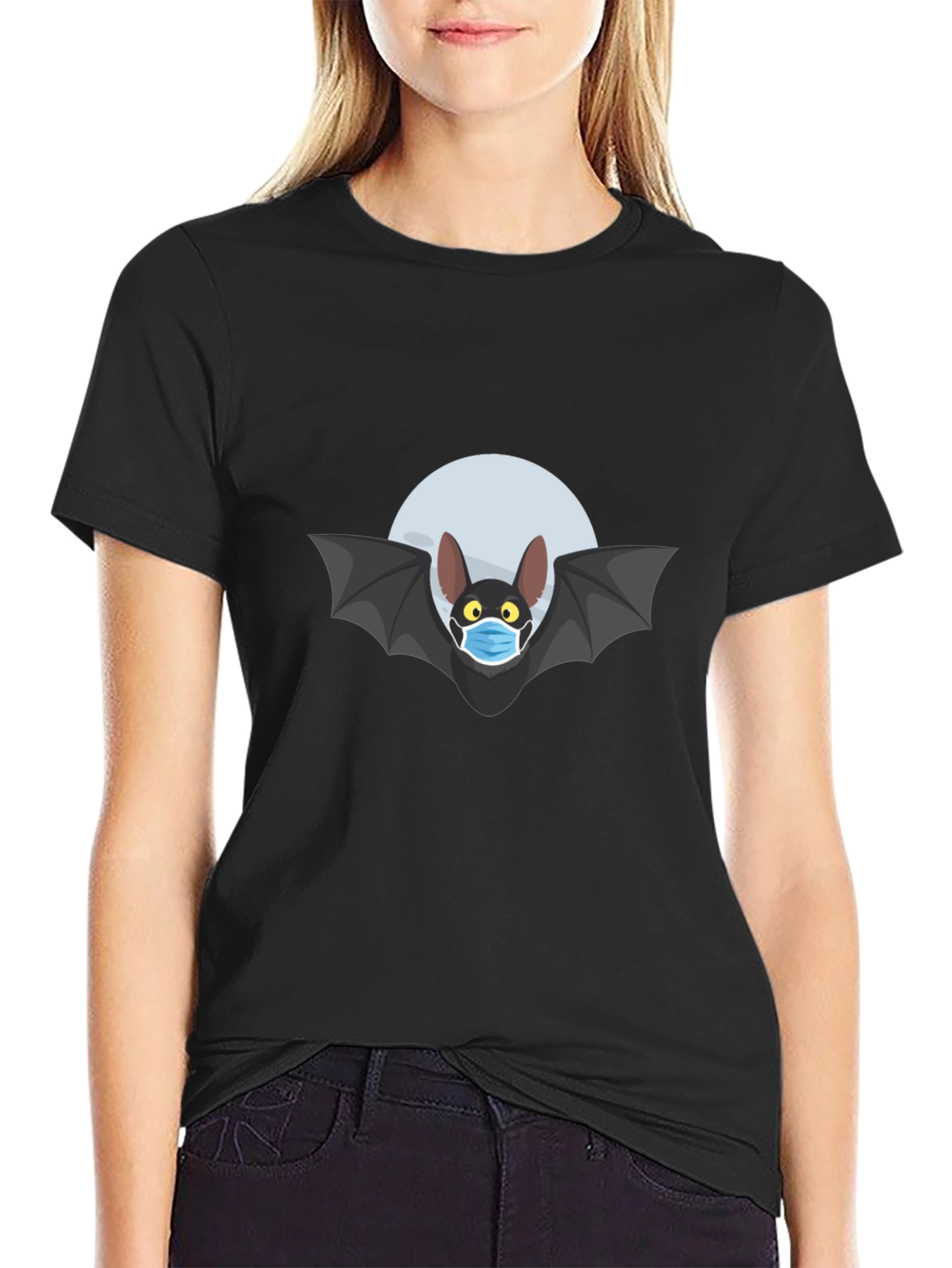 Masked Bat T-Shirt - Spooky Season Essential
