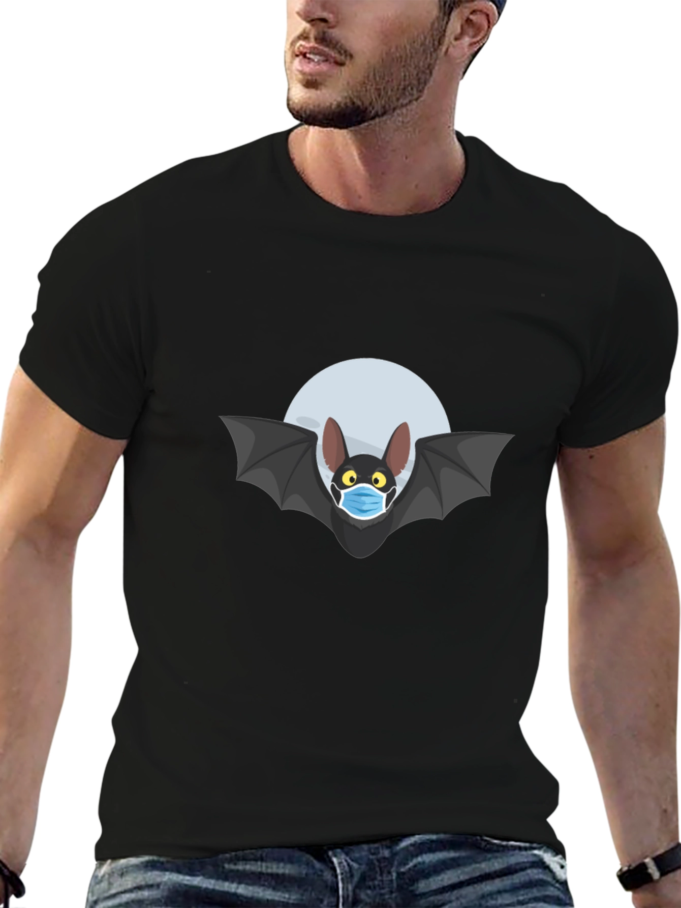 Masked Bat T-Shirt - Spooky Season Essential