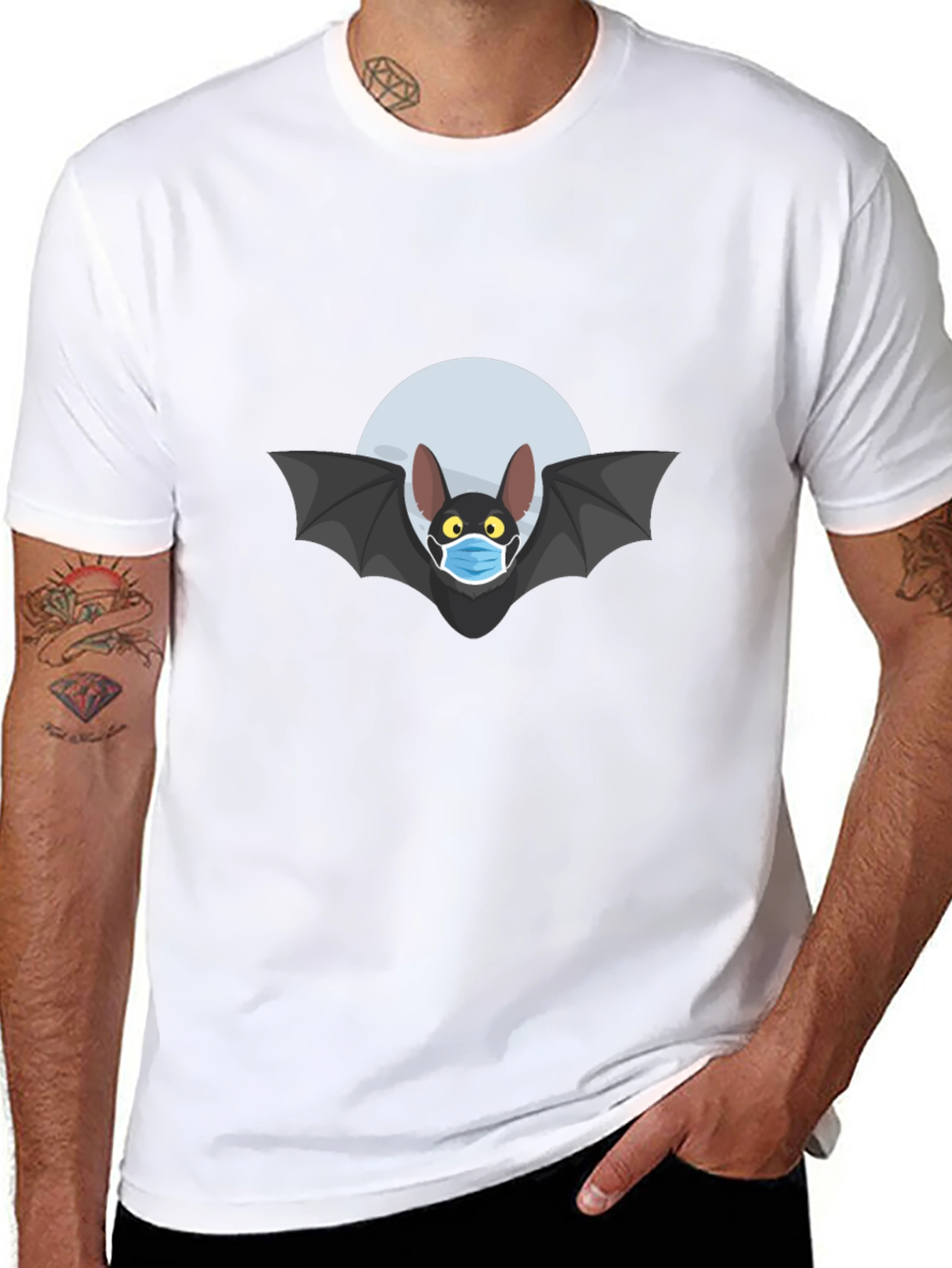 Masked Bat T-Shirt - Spooky Season Essential