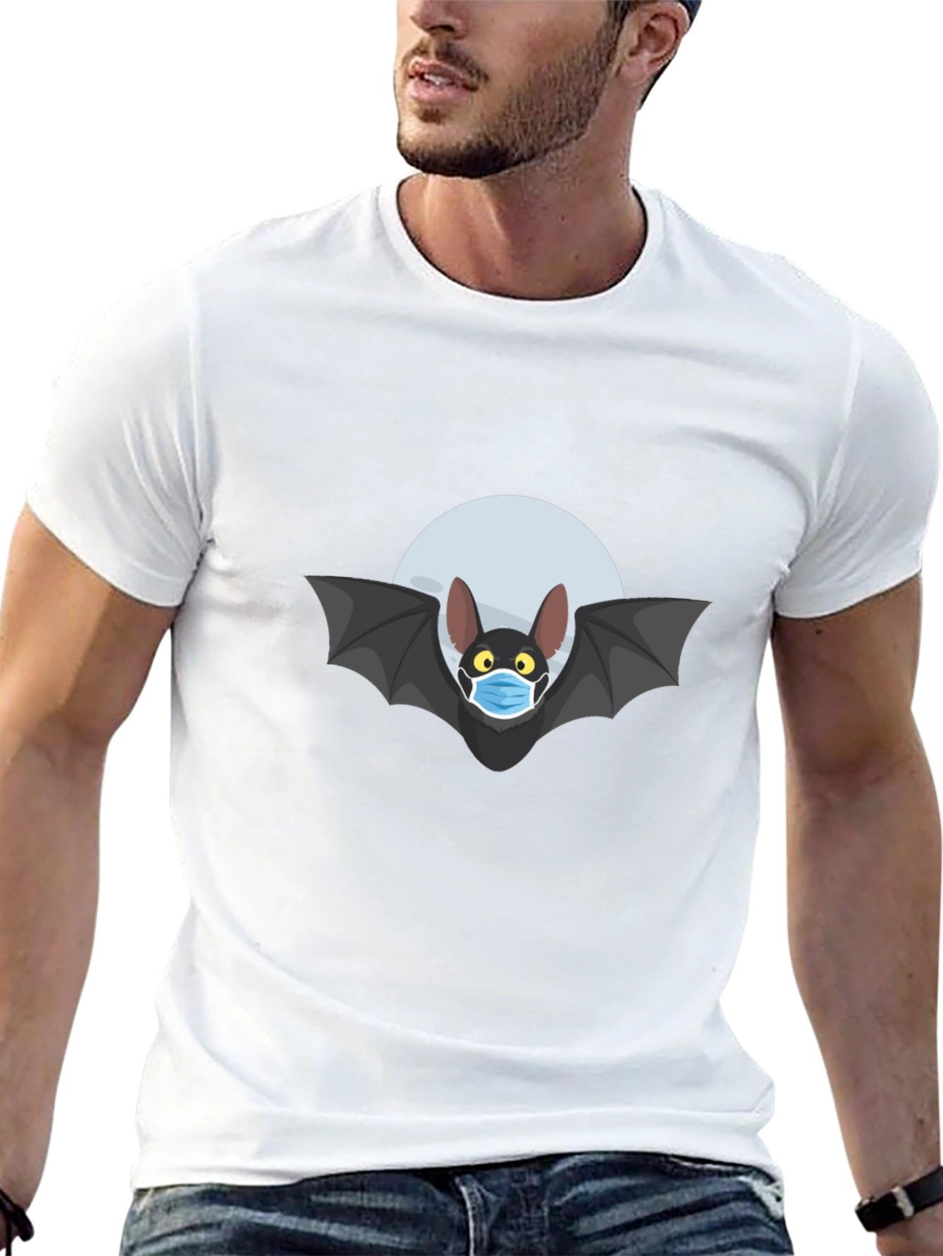 Masked Bat T-Shirt - Spooky Season Essential