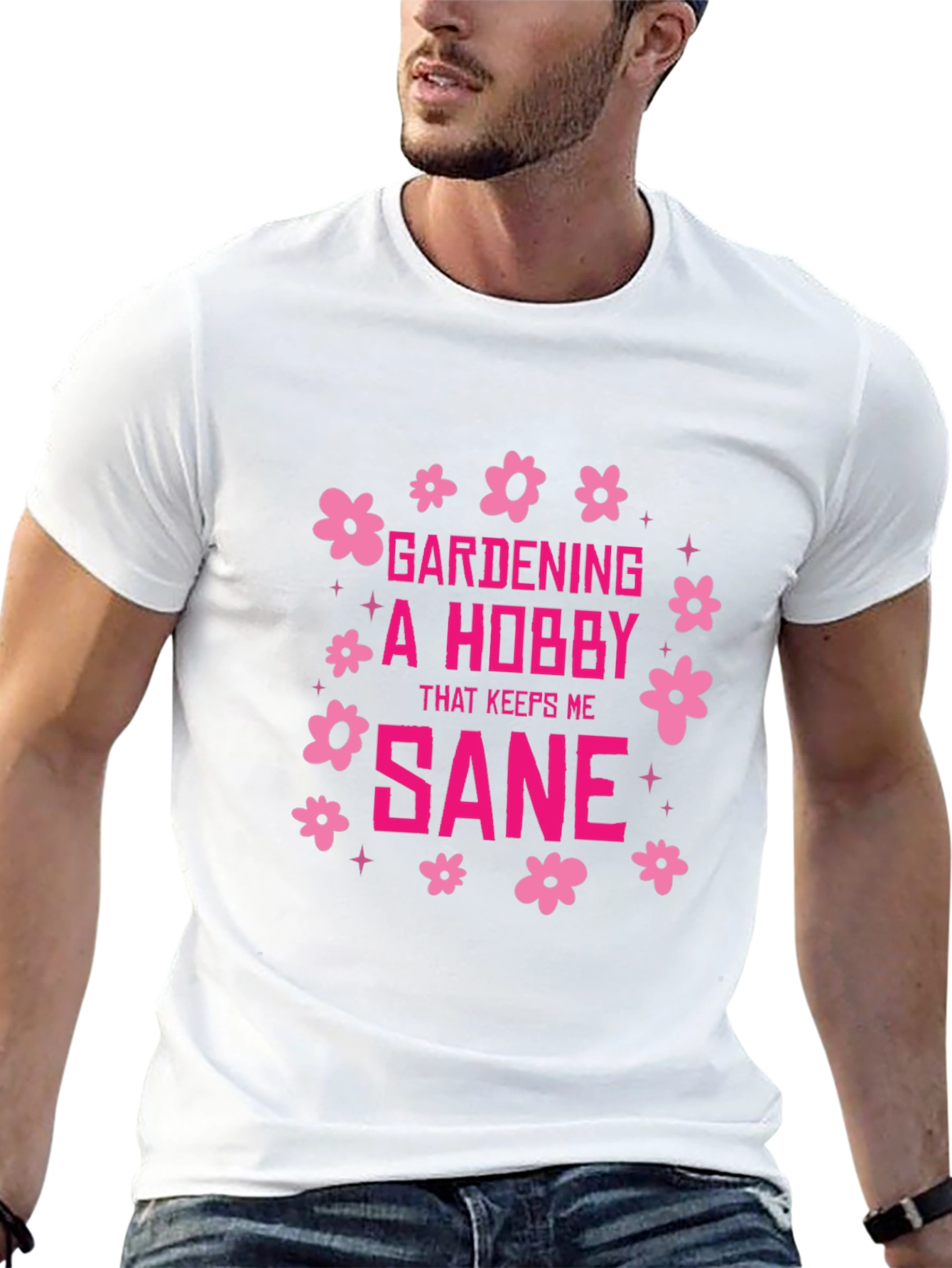 Gardening Hobby Graphic Tee - Keeps Me Sane