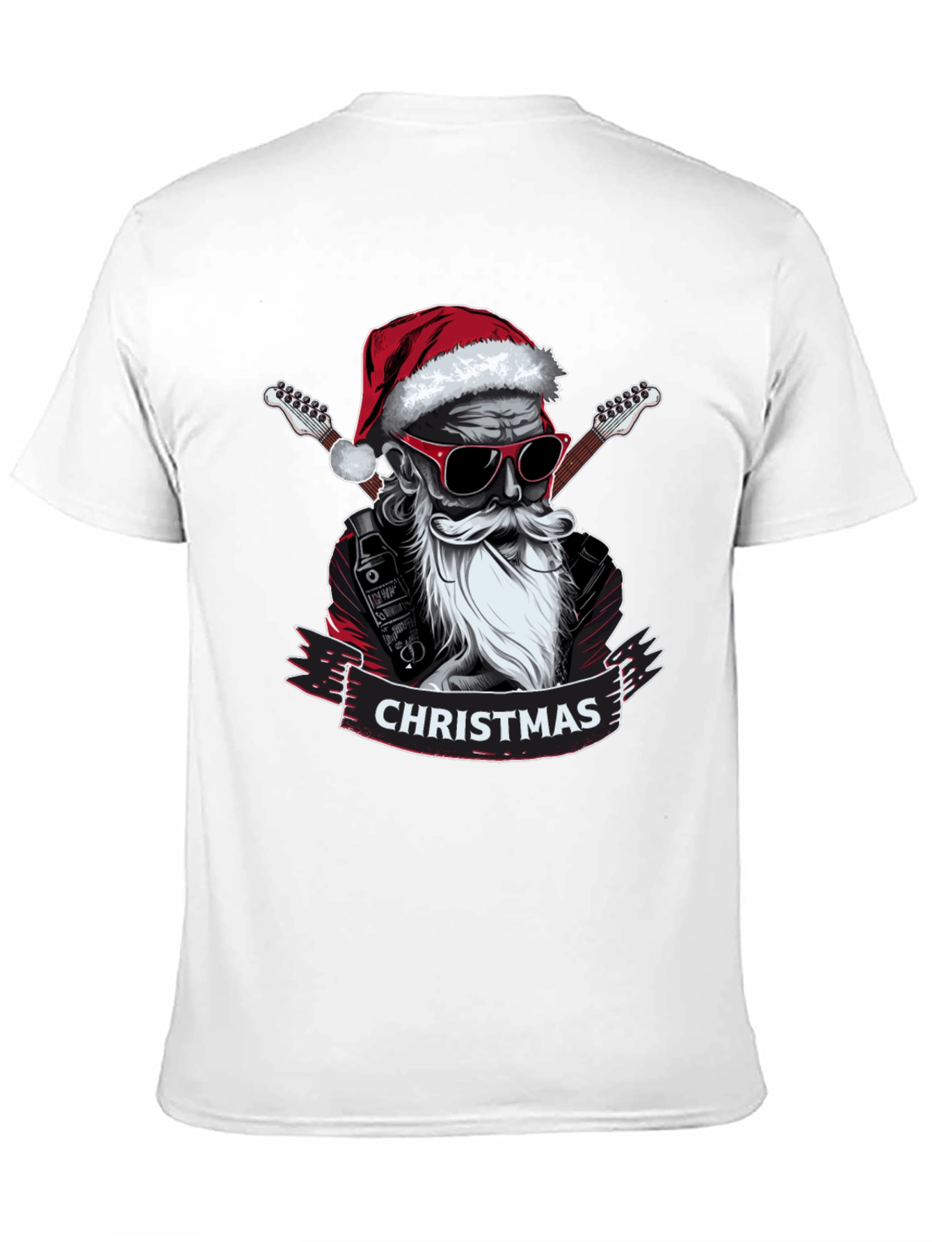 Rockin Santa Christmas T-Shirt