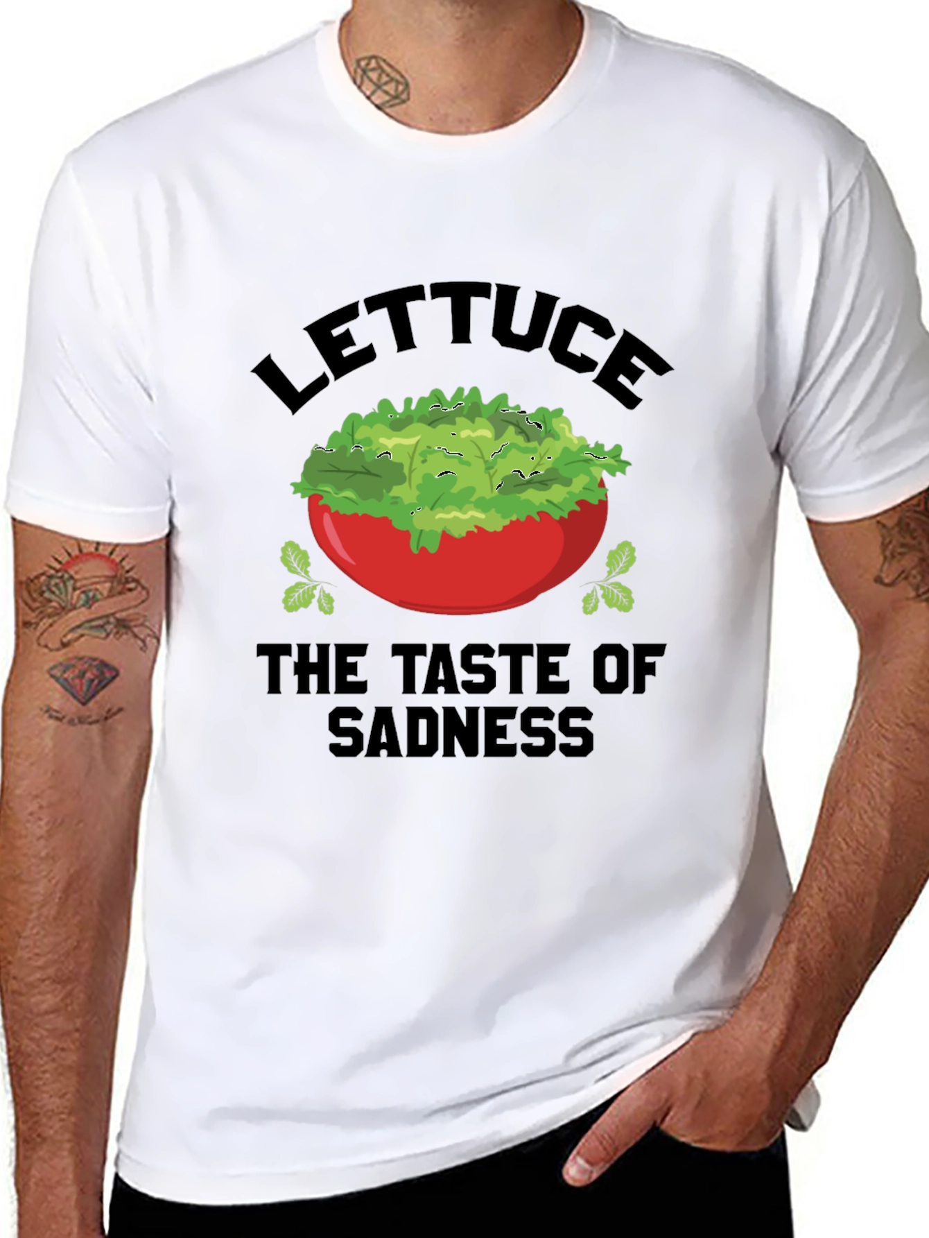 Lettuce Taste of Sadness Graphic T-Shirt