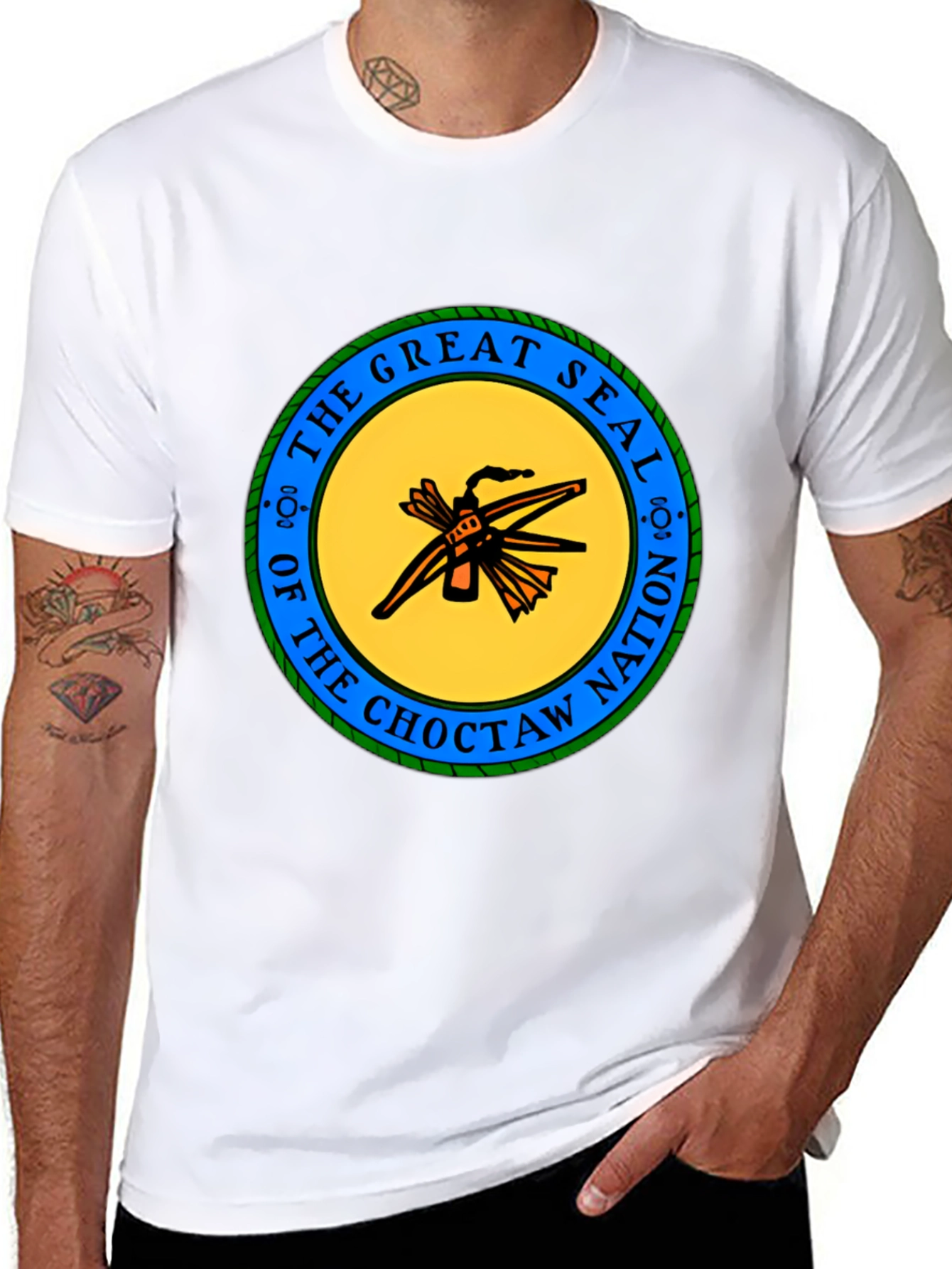 Choctaw Nation Seal T-Shirt - Black