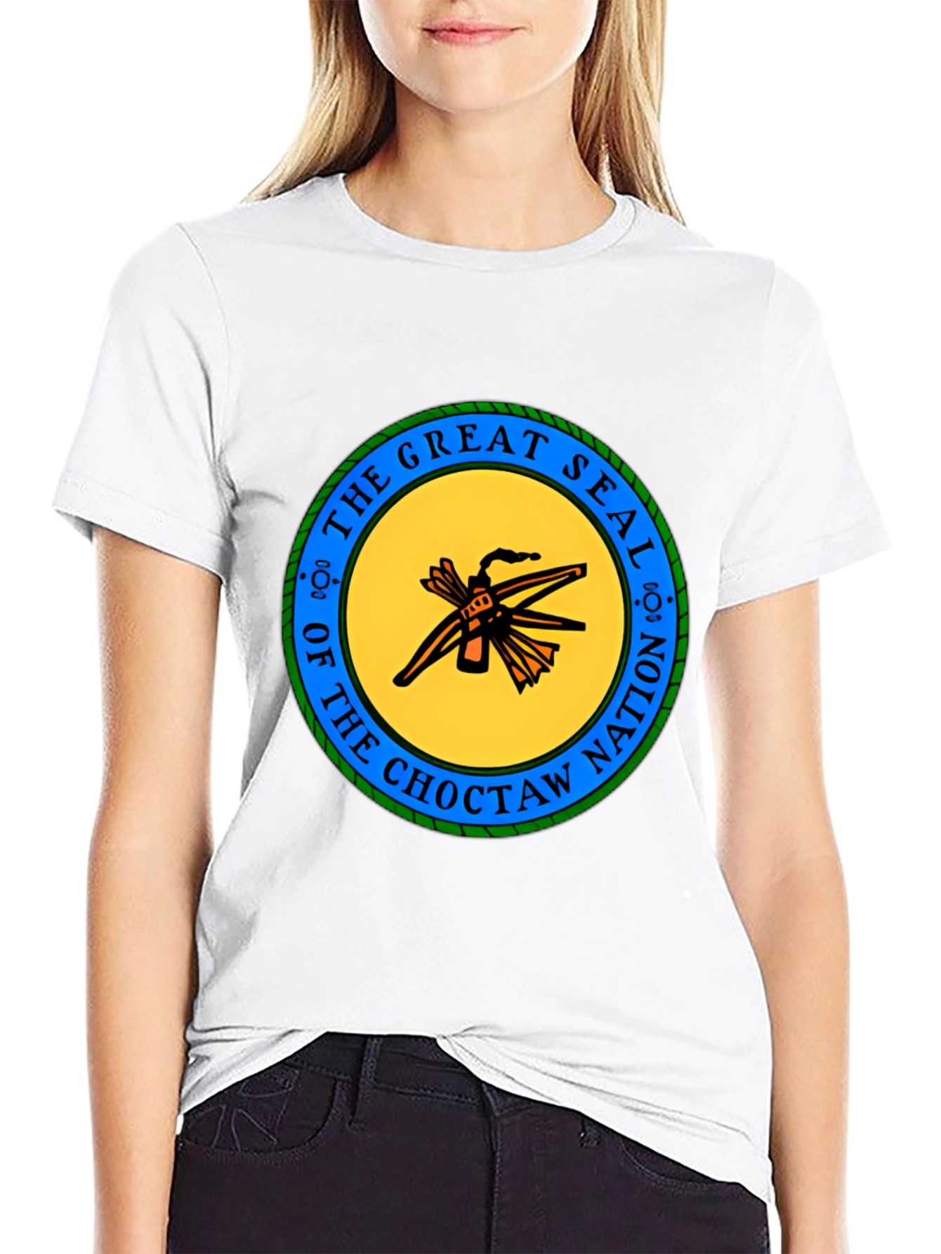 Choctaw Nation Seal T-Shirt - Black