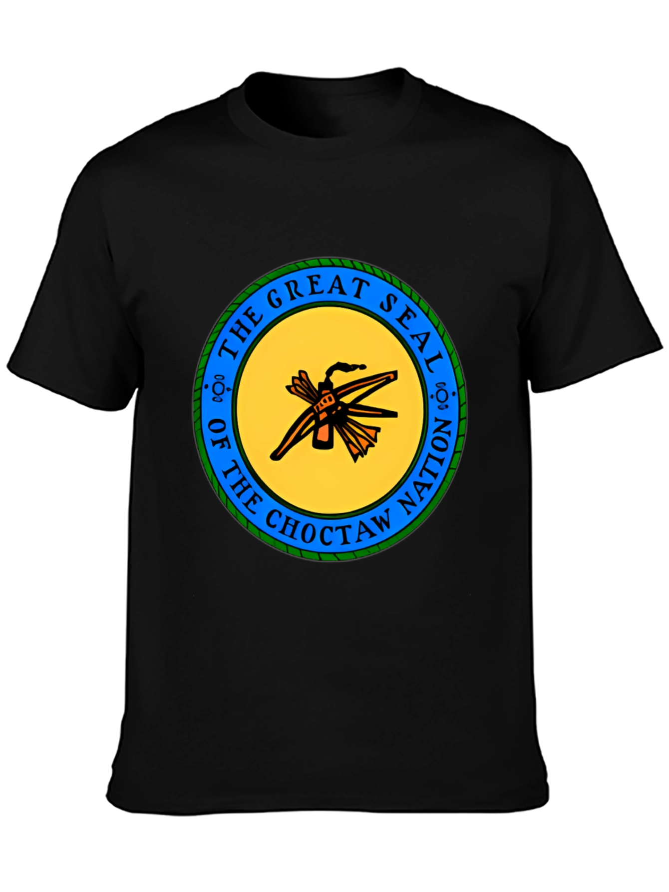 Choctaw Nation Seal T-Shirt - Black