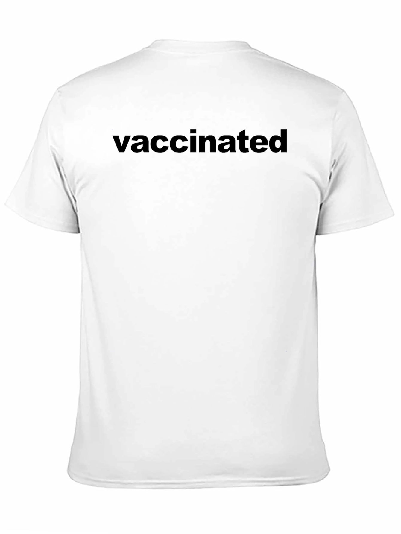 Vaccinated Black T-Shirt - Statement Tee
