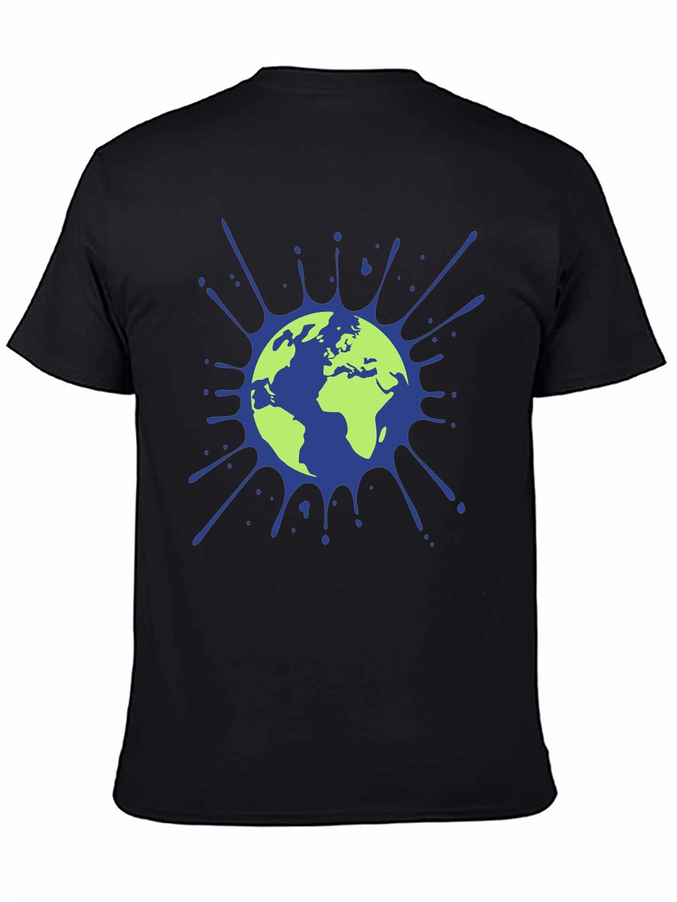 Earth Splatter Graphic Tee - Eco-Friendly Design