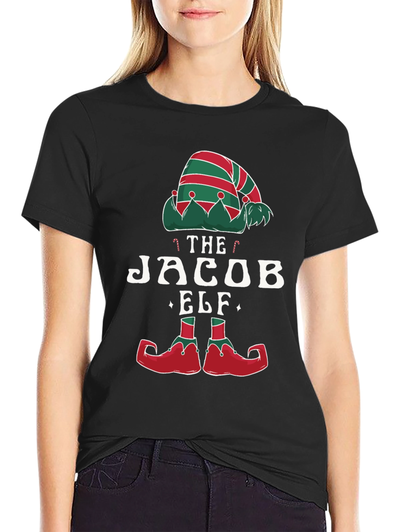 The Jacob Elf Christmas T-Shirt - Holiday Tee