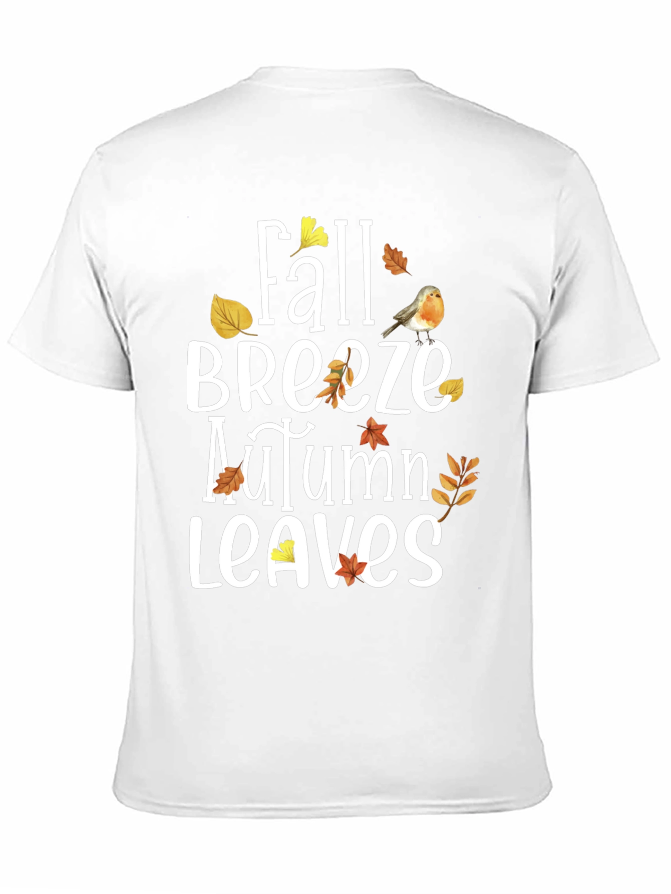 Fall Breeze Autumn Leaves Graphic T-Shirt