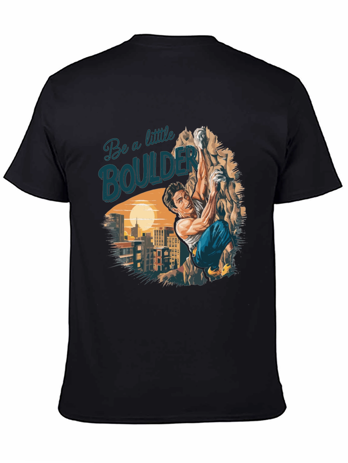 Boulder Climbing Graphic T-Shirt