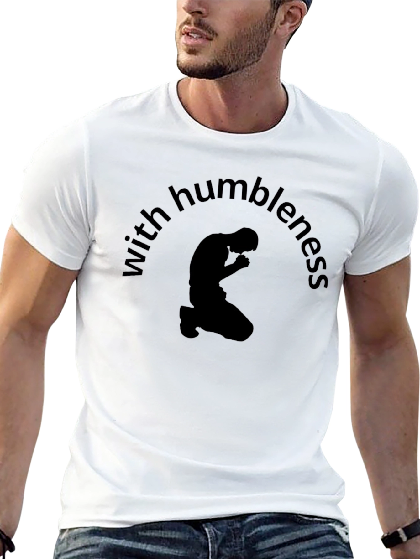 Humbleness Graphic Tee - Mens Black T-Shirt