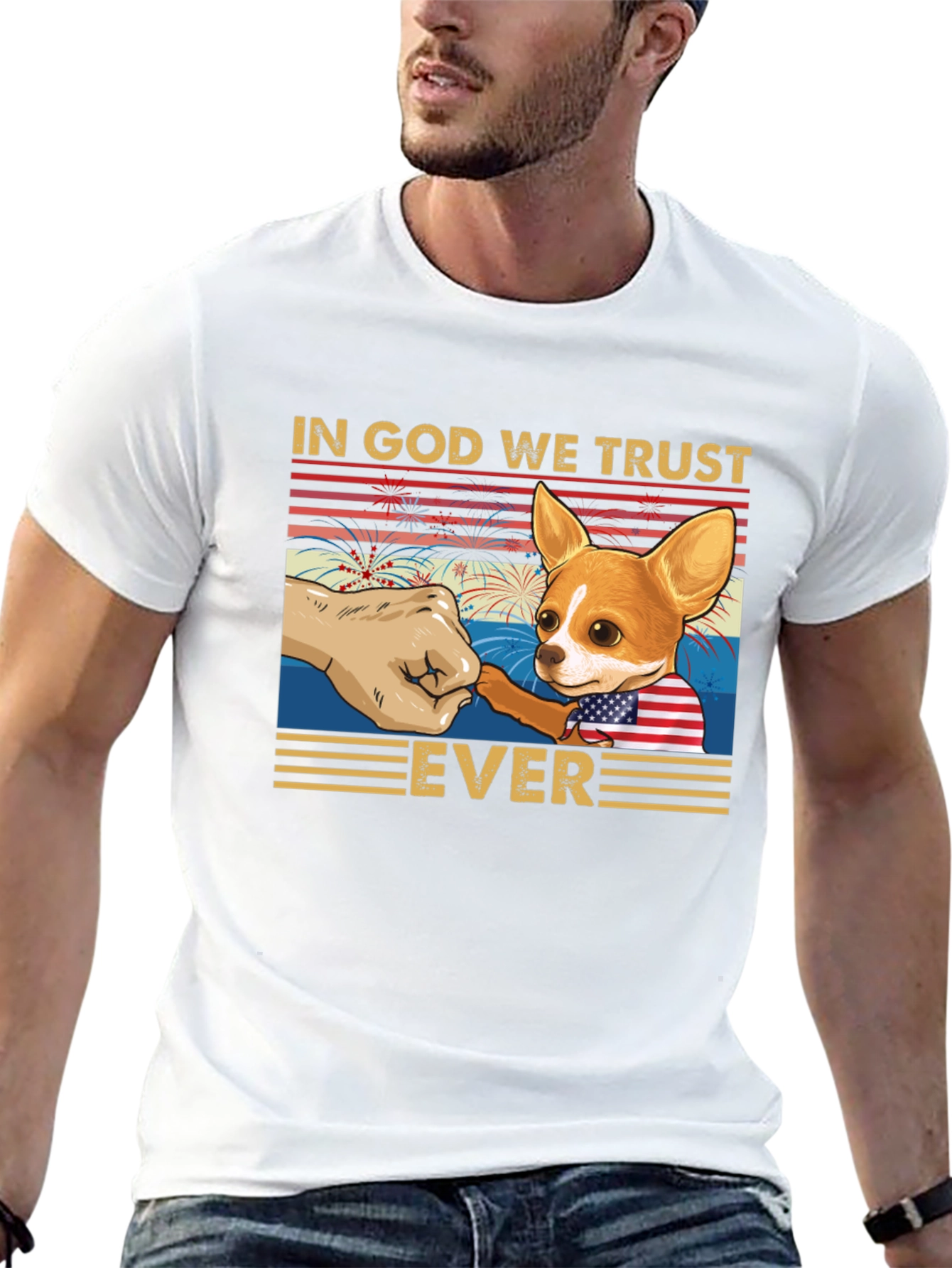 In God We Trust Dog T-Shirt