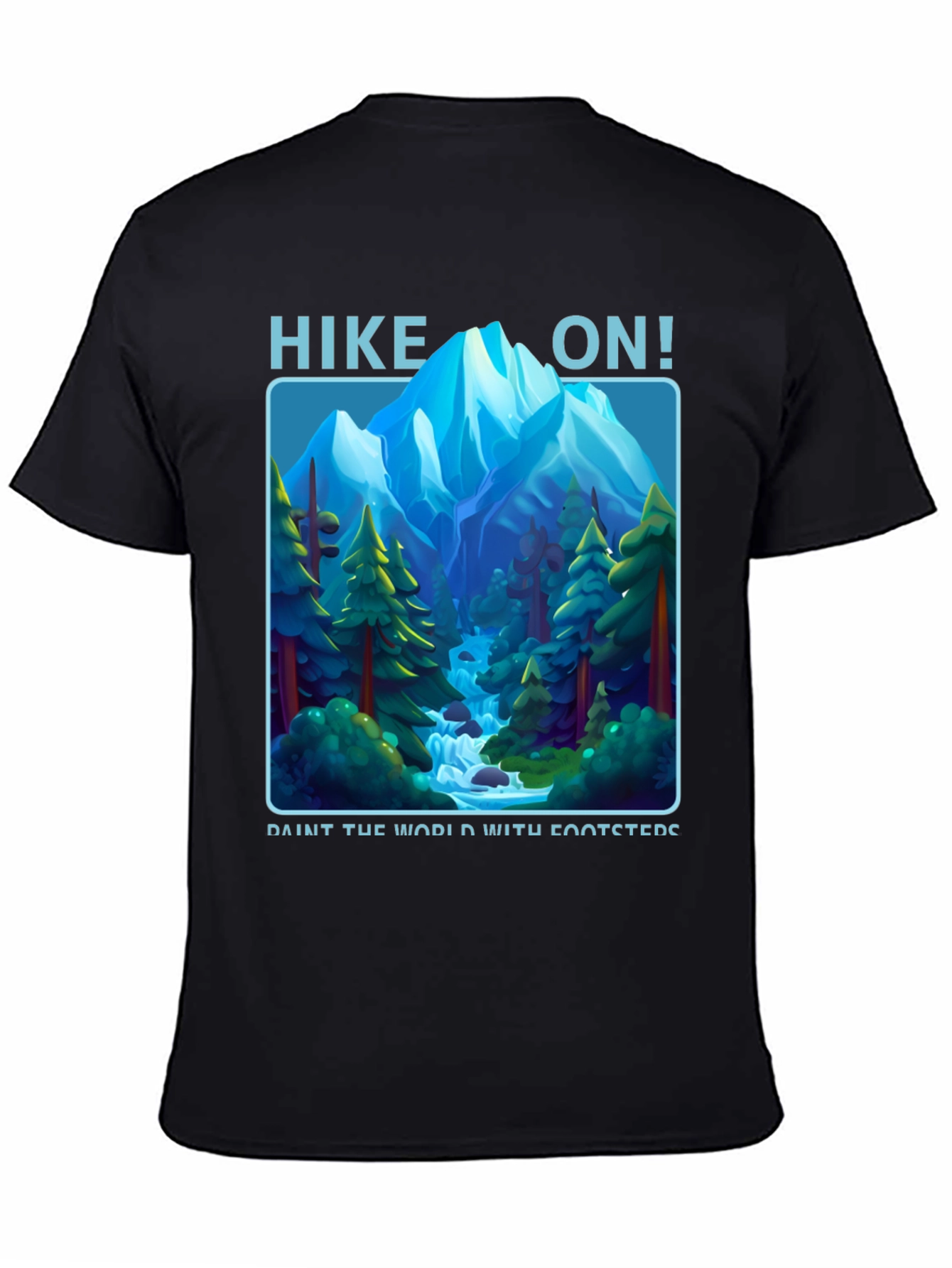 Hike On! Mountain Graphic T-Shirt