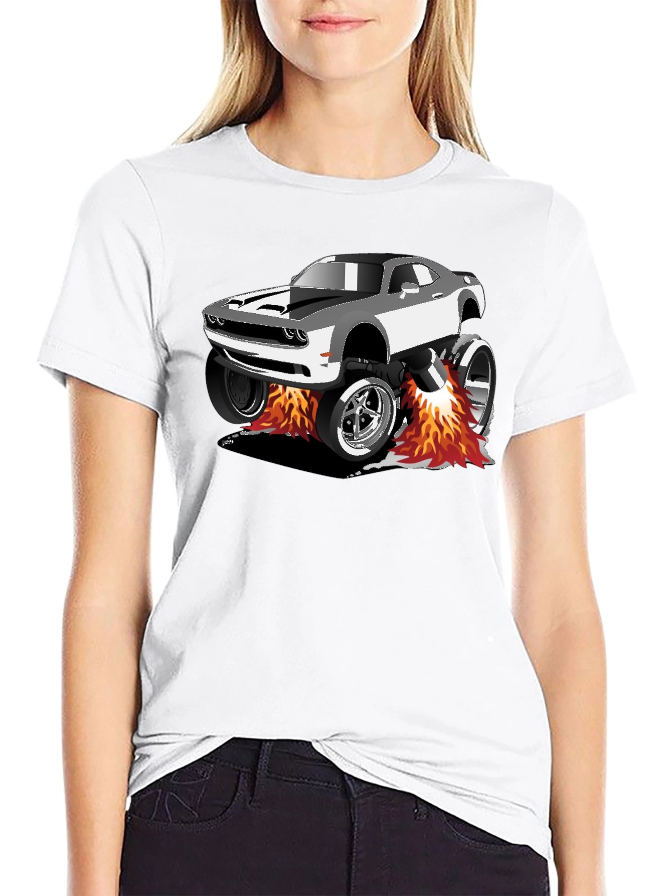 Monster Truck Car T-Shirt - Black