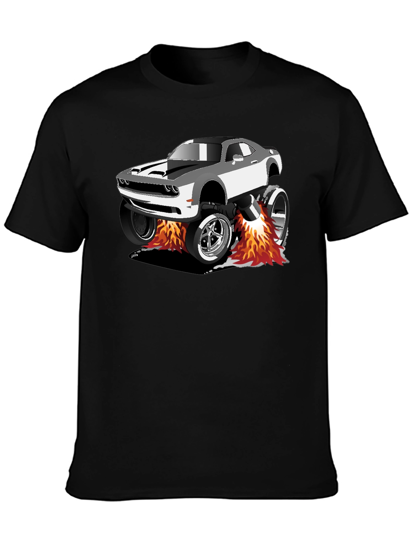 Monster Truck Car T-Shirt - Black