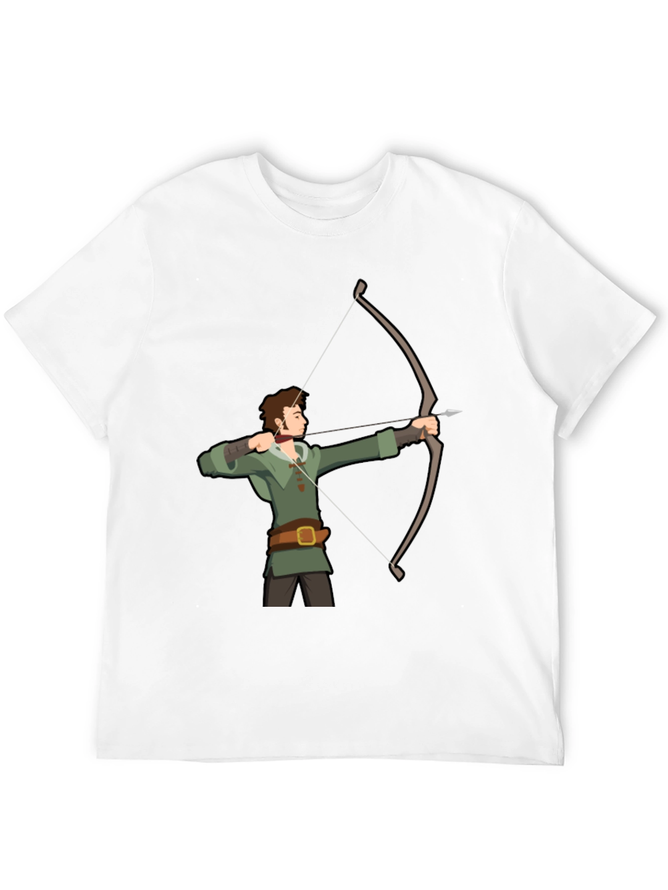 Archer Graphic T-Shirt - Black Cotton Tee
