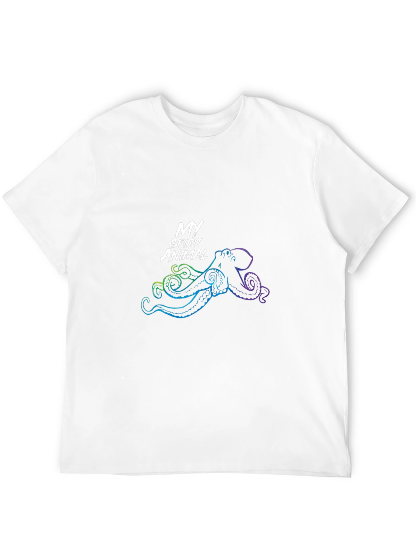 My Spirit Animal Octopus Black T-Shirt