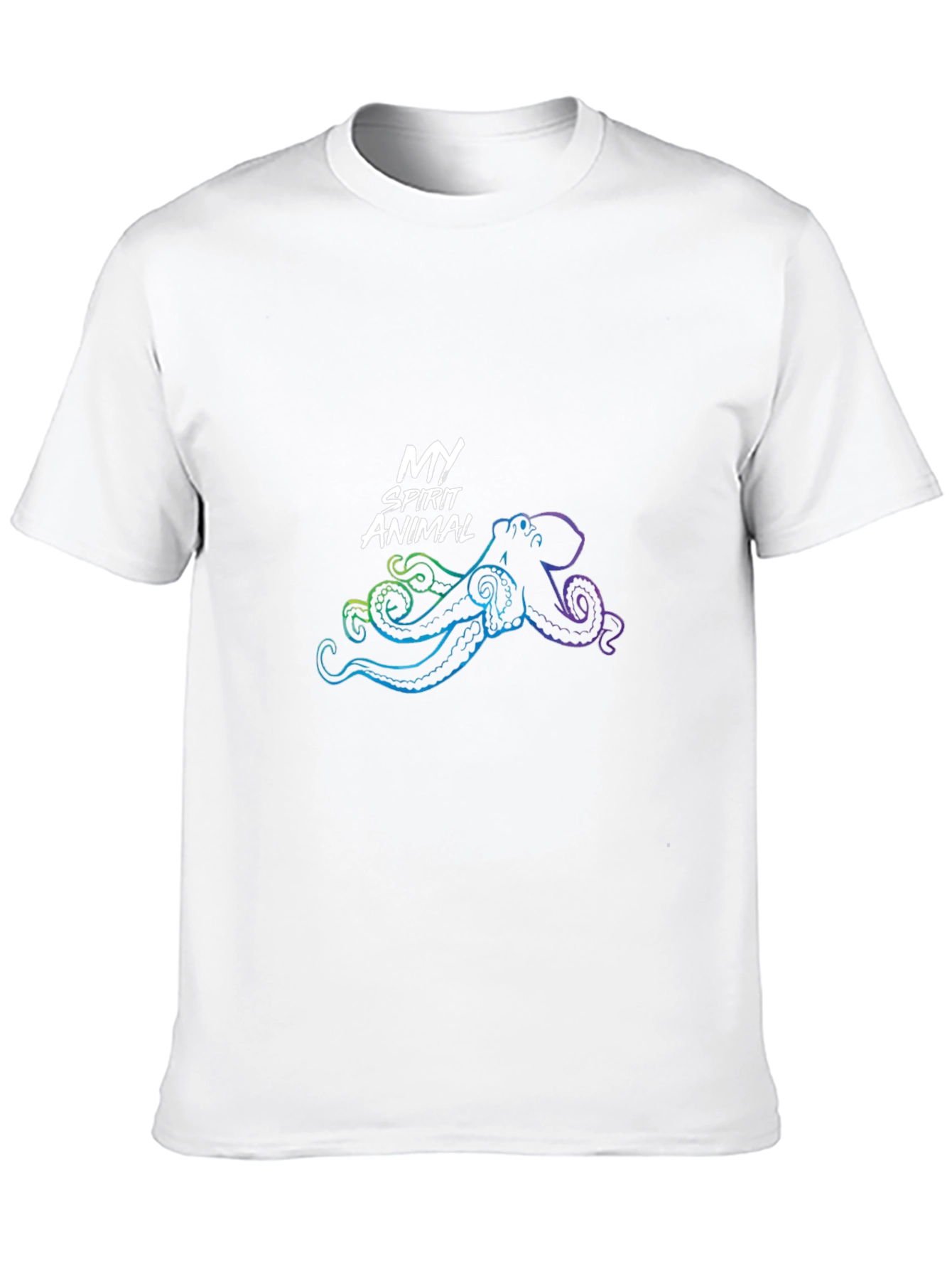 My Spirit Animal Octopus Black T-Shirt