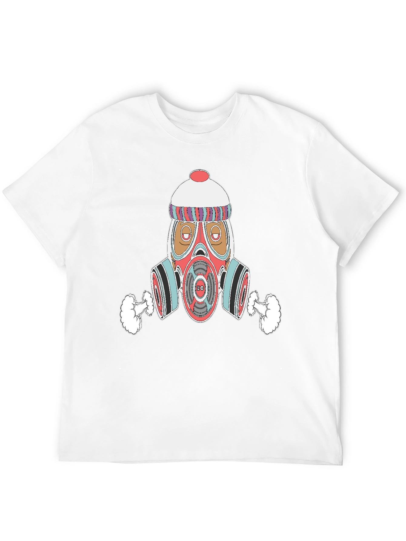 Gas Mask Graphic Tee - Urban Style