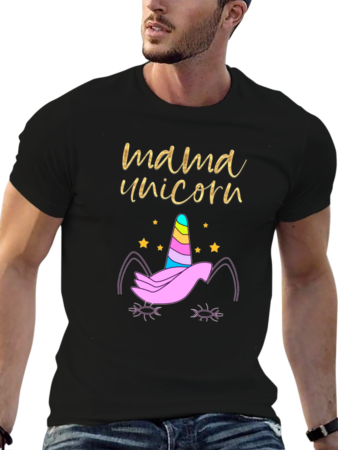 Mama Unicorn Graphic T-Shirt