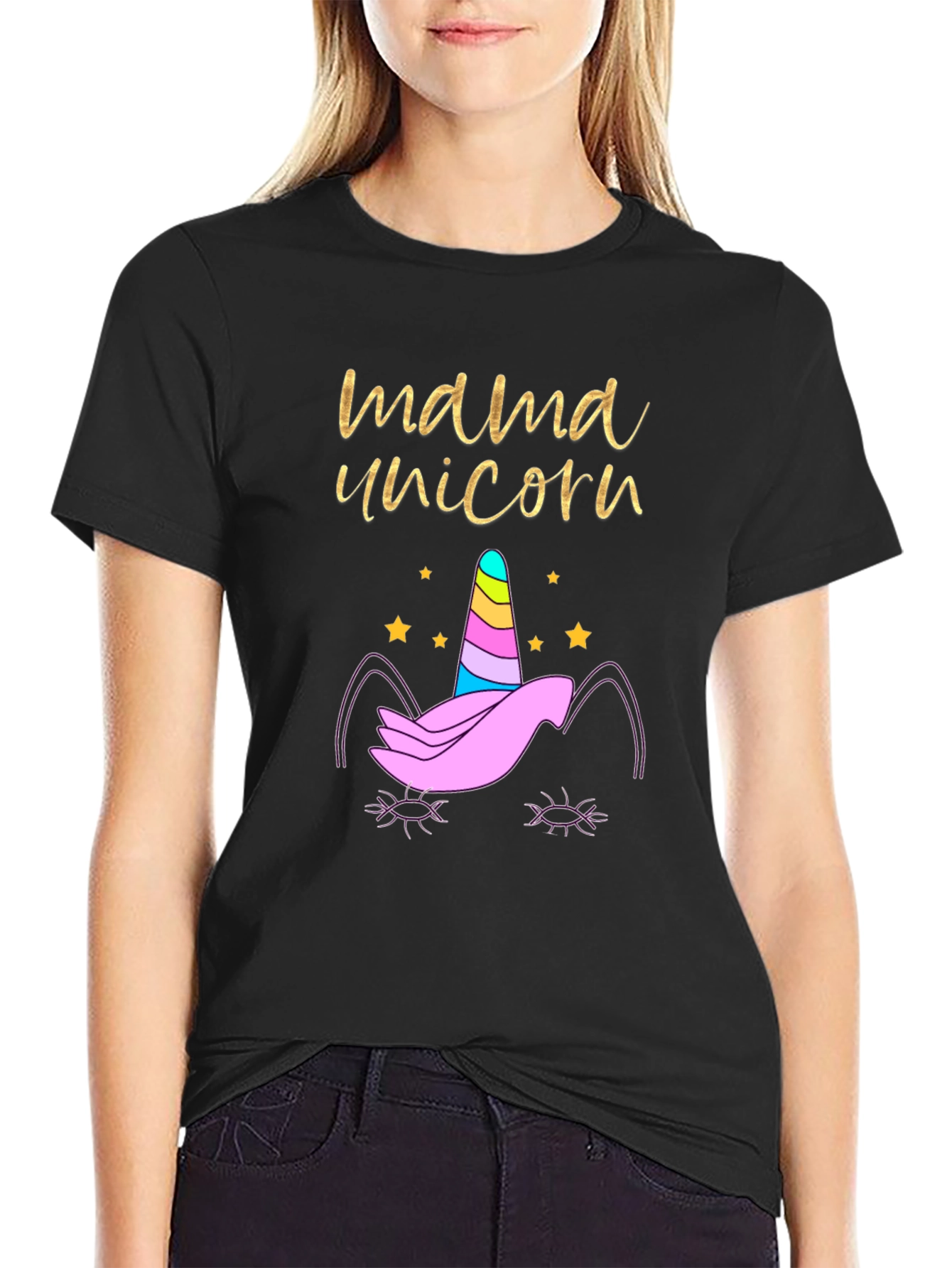 Mama Unicorn Graphic T-Shirt