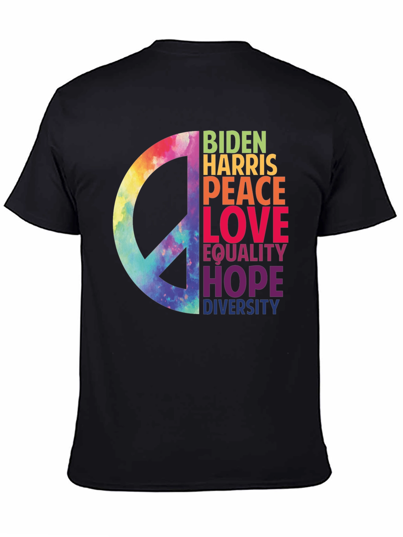 Biden Harris Peace Love Equality T-Shirt