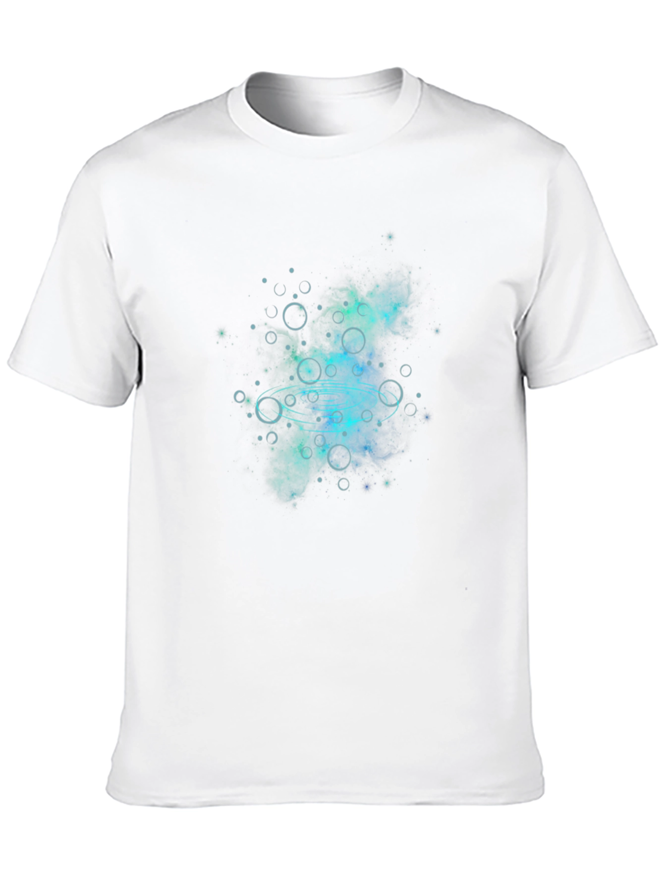 Nebula Galaxy T-Shirt - Cosmic Circle Design