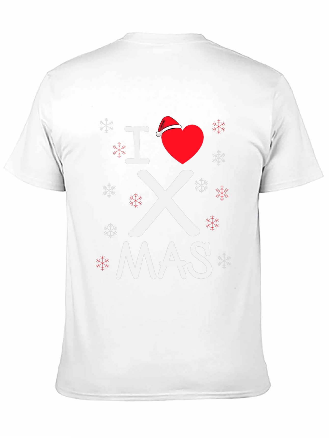 I Love Christmas T-Shirt Holiday Tee