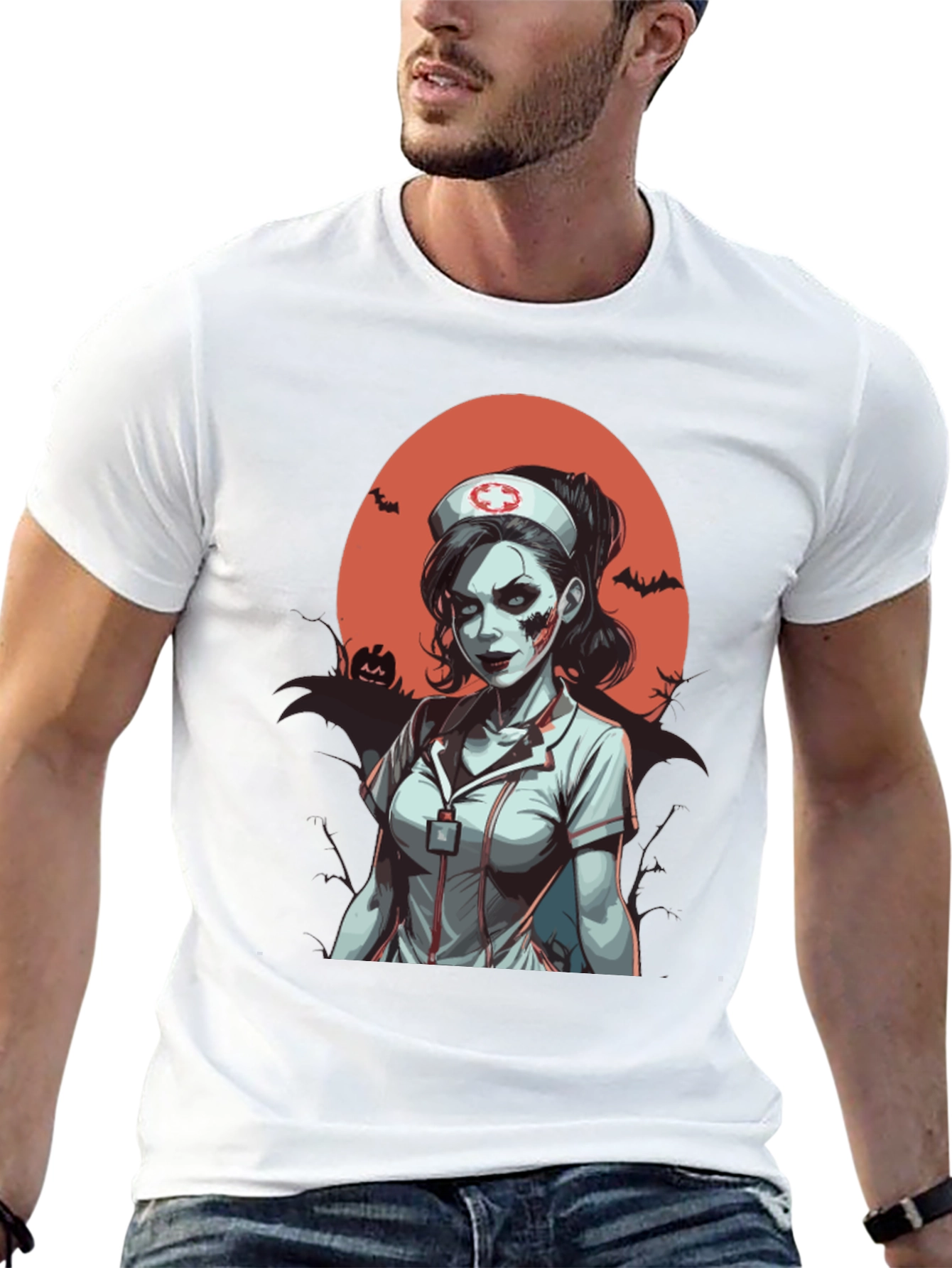 Zombie Nurse Halloween T-Shirt