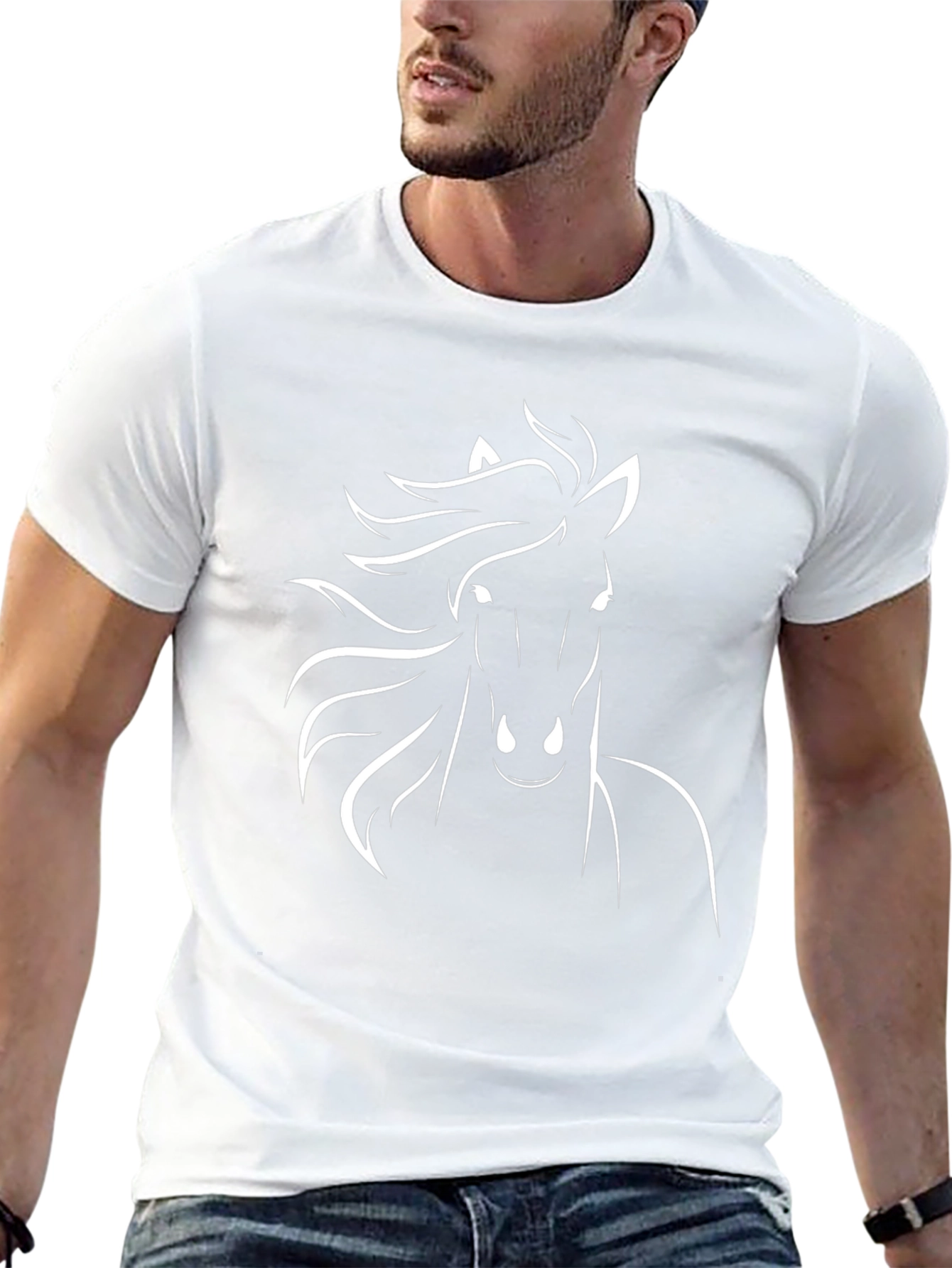 Black Horse Graphic Tee