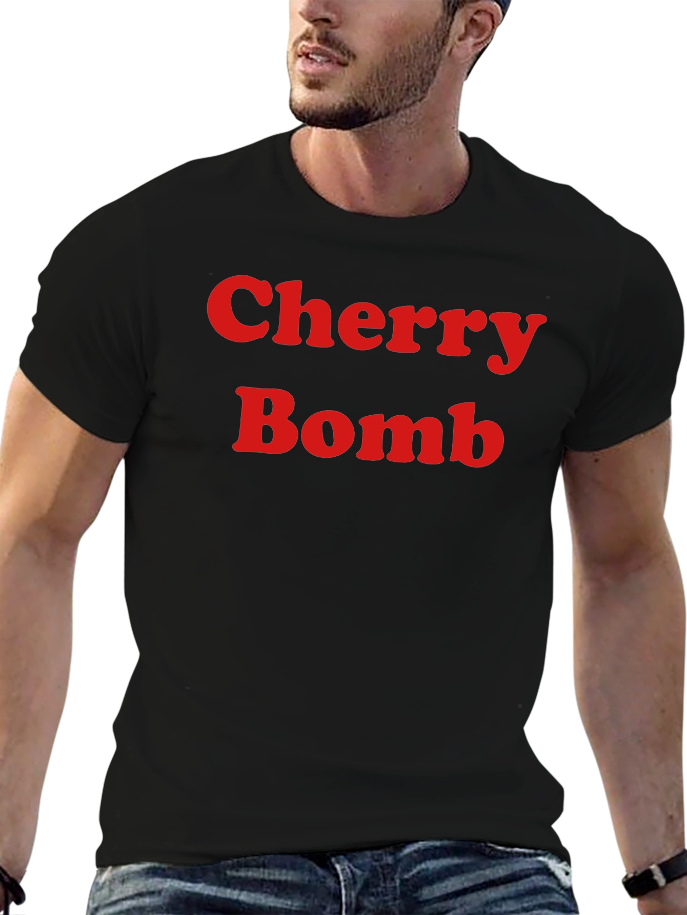 Cherry Bomb Graphic T-Shirt - Bold Statement Tee