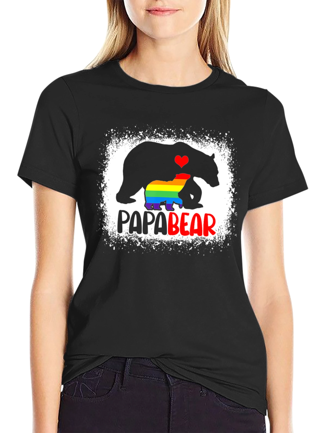 Papa Bear LGBT Pride T-Shirt