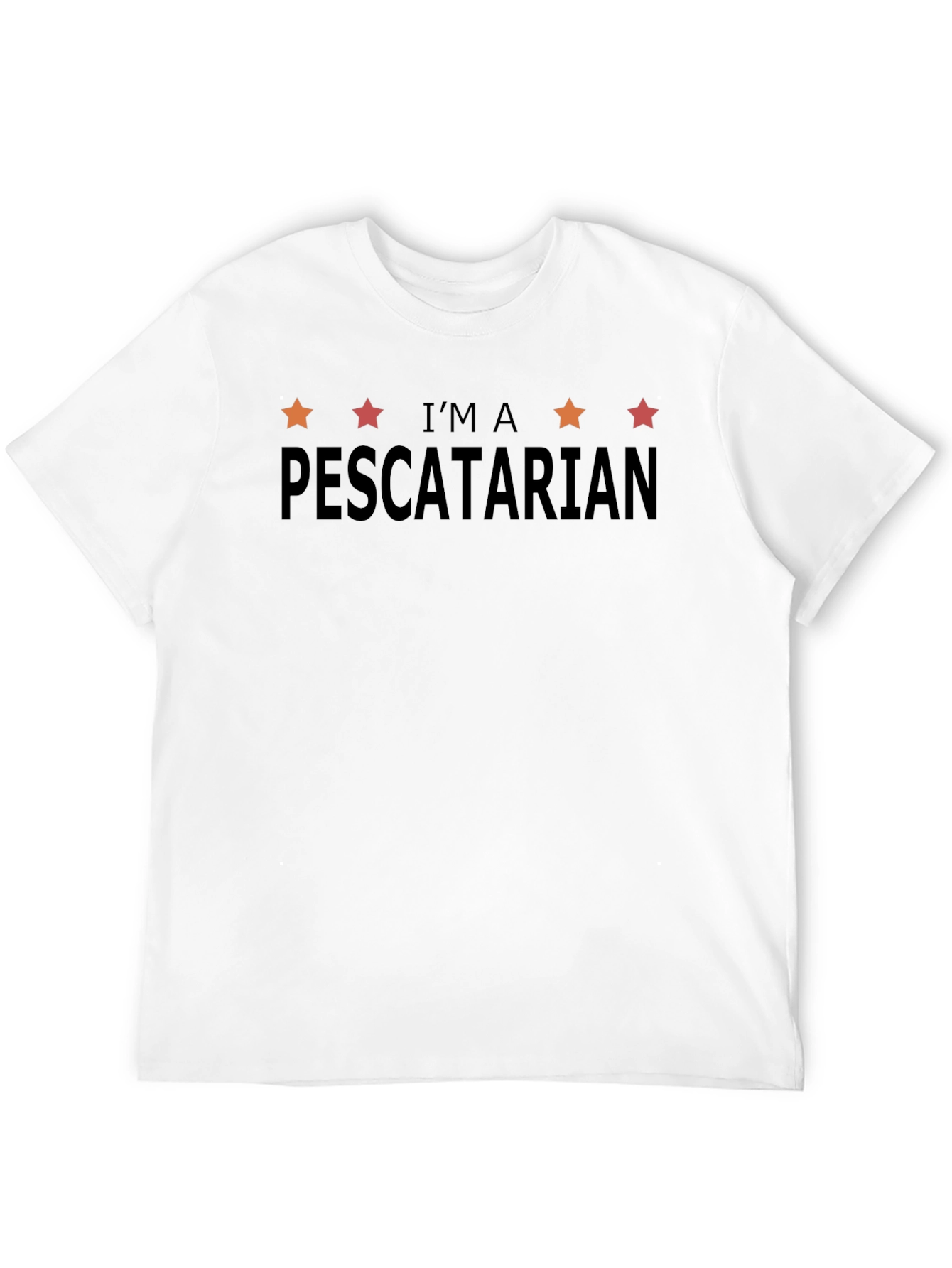 Im A Pescatarian Black T-Shirt