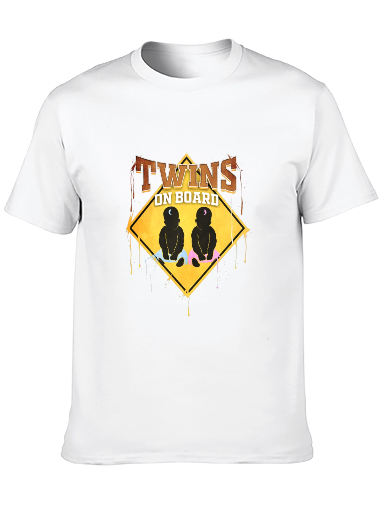 Twins On Board Graphic T-Shirt