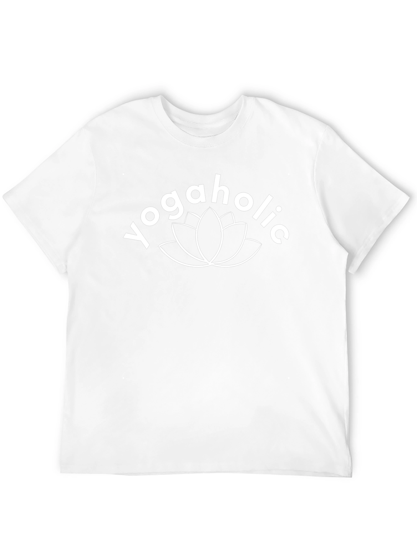 Yogaholic Lotus Graphic T-Shirt - Casual Comfort