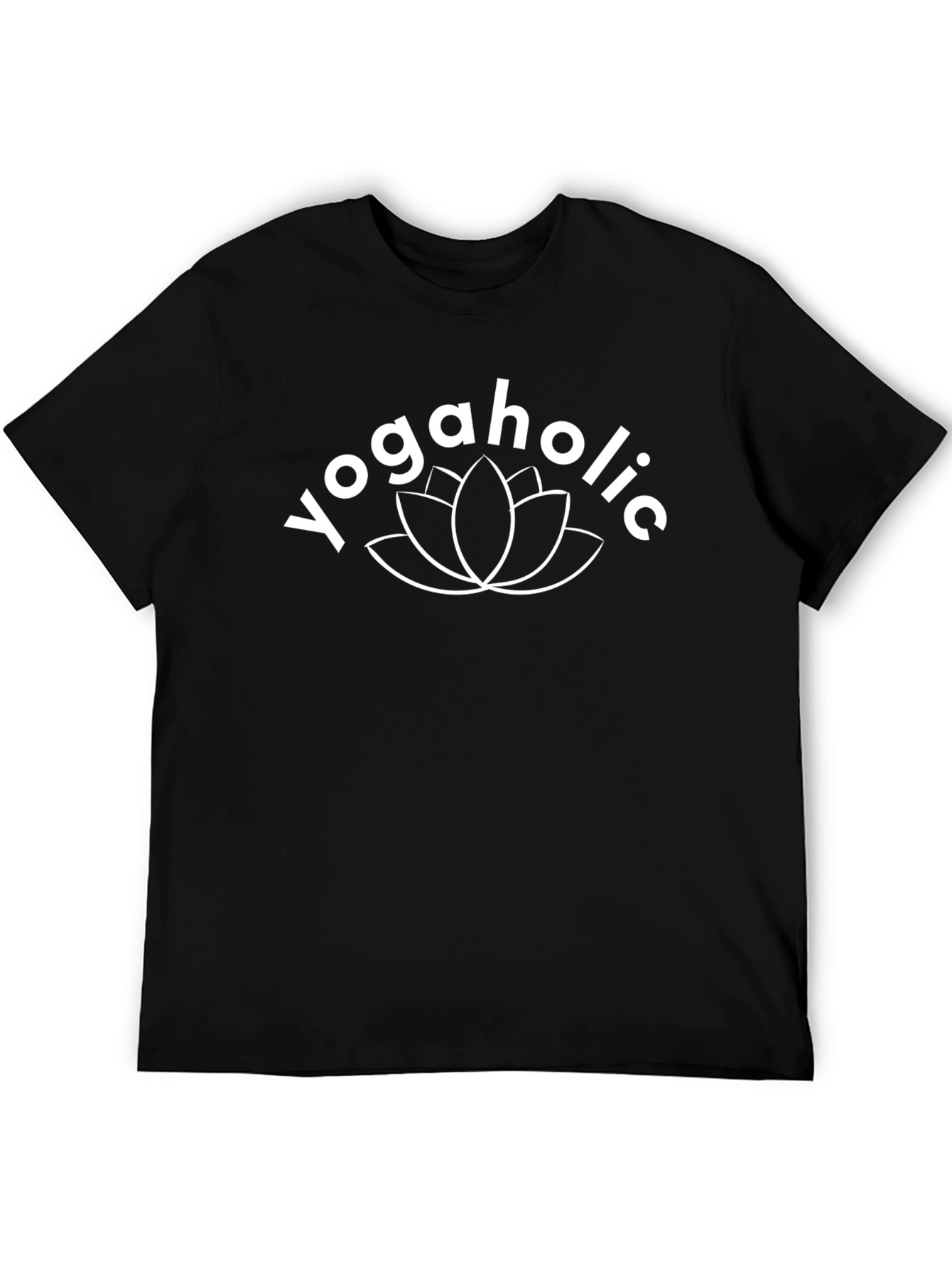 Yogaholic Lotus Graphic T-Shirt - Casual Comfort