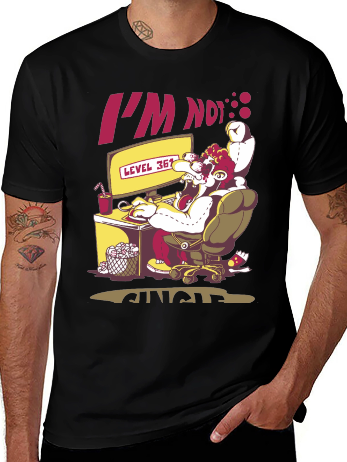 Im Not Single Level 36! Gamer T-Shirt