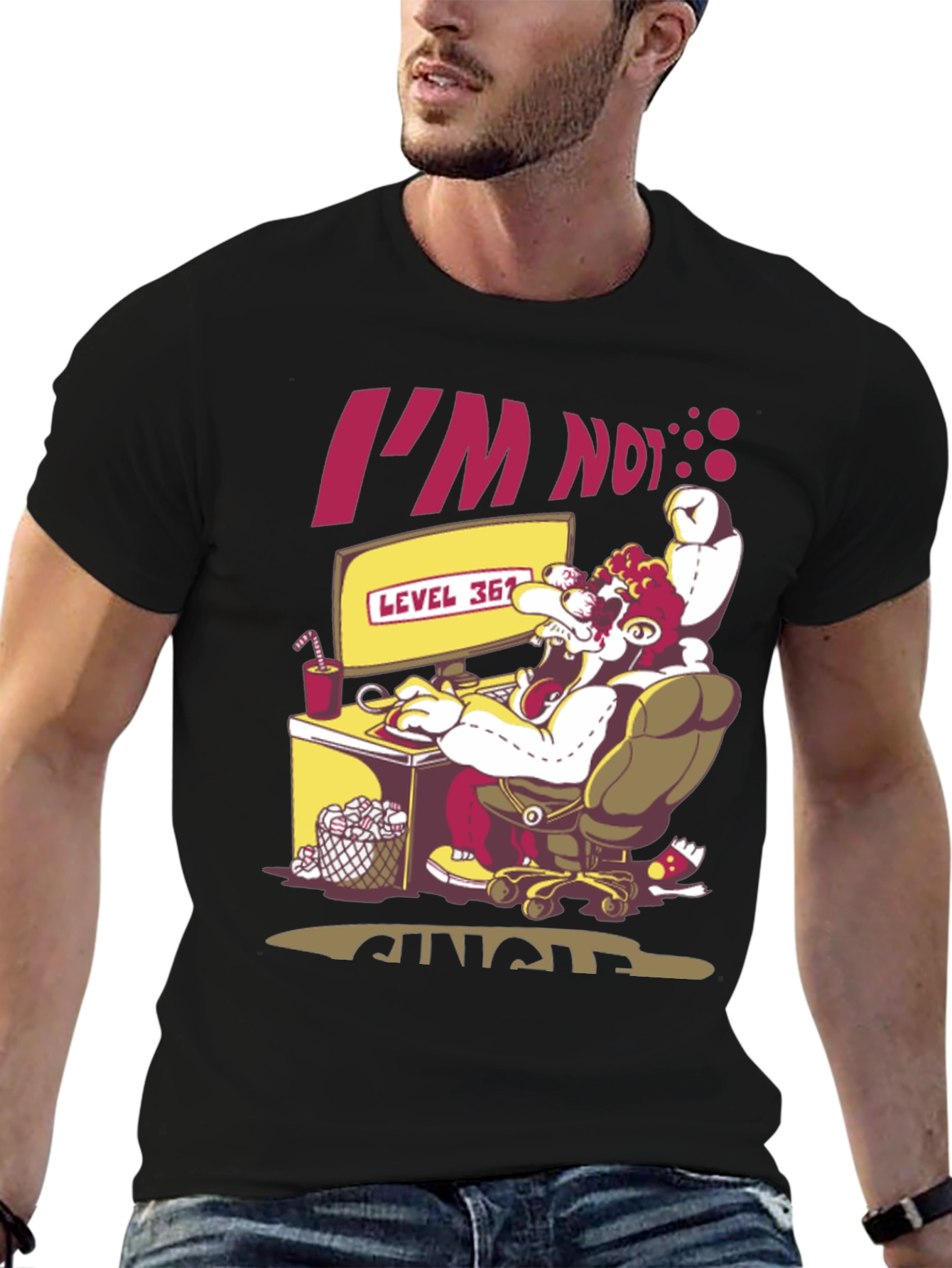 Im Not Single Level 36! Gamer T-Shirt