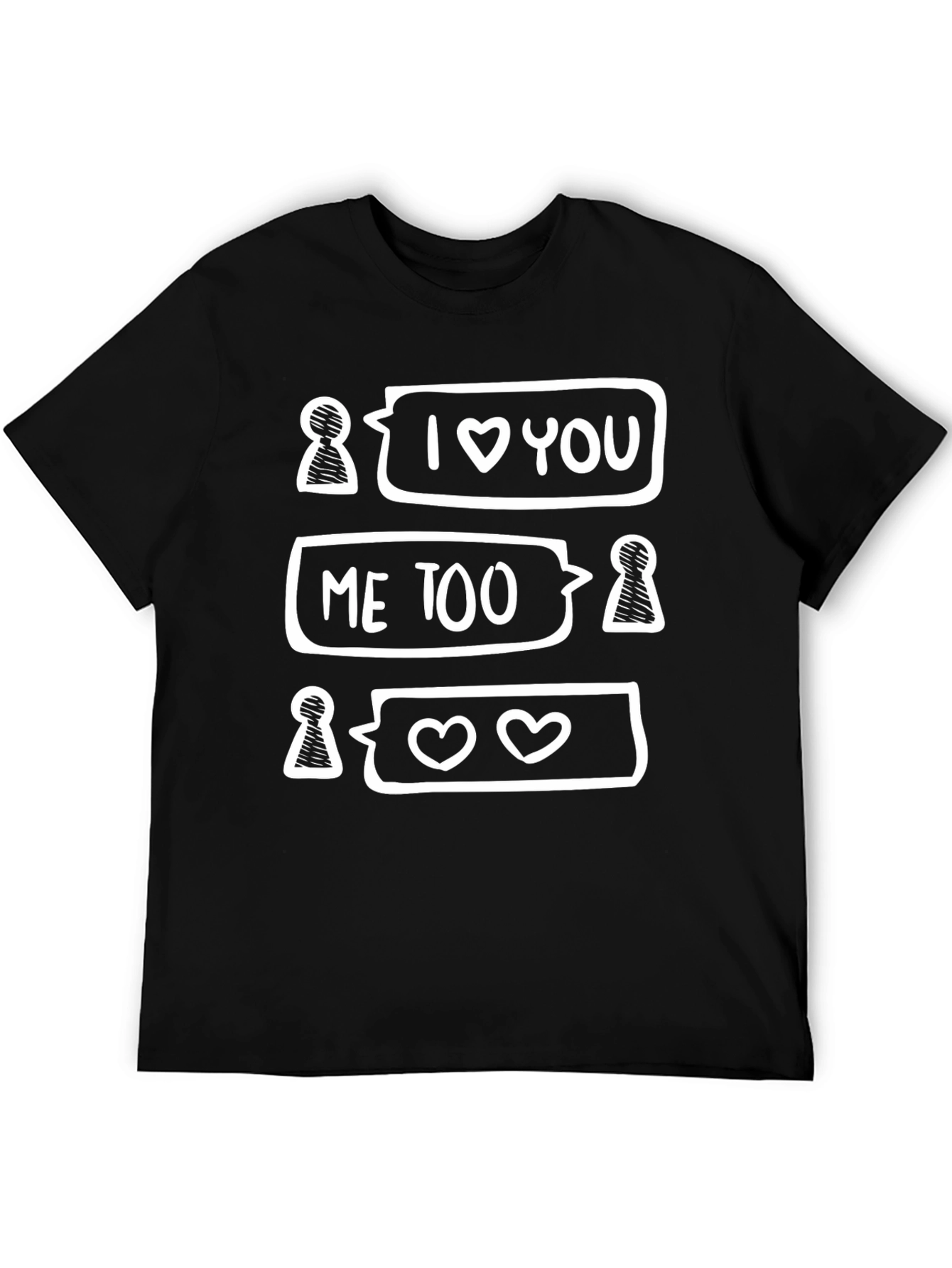 I Love You T-Shirt Funny Matching Couple Shirt