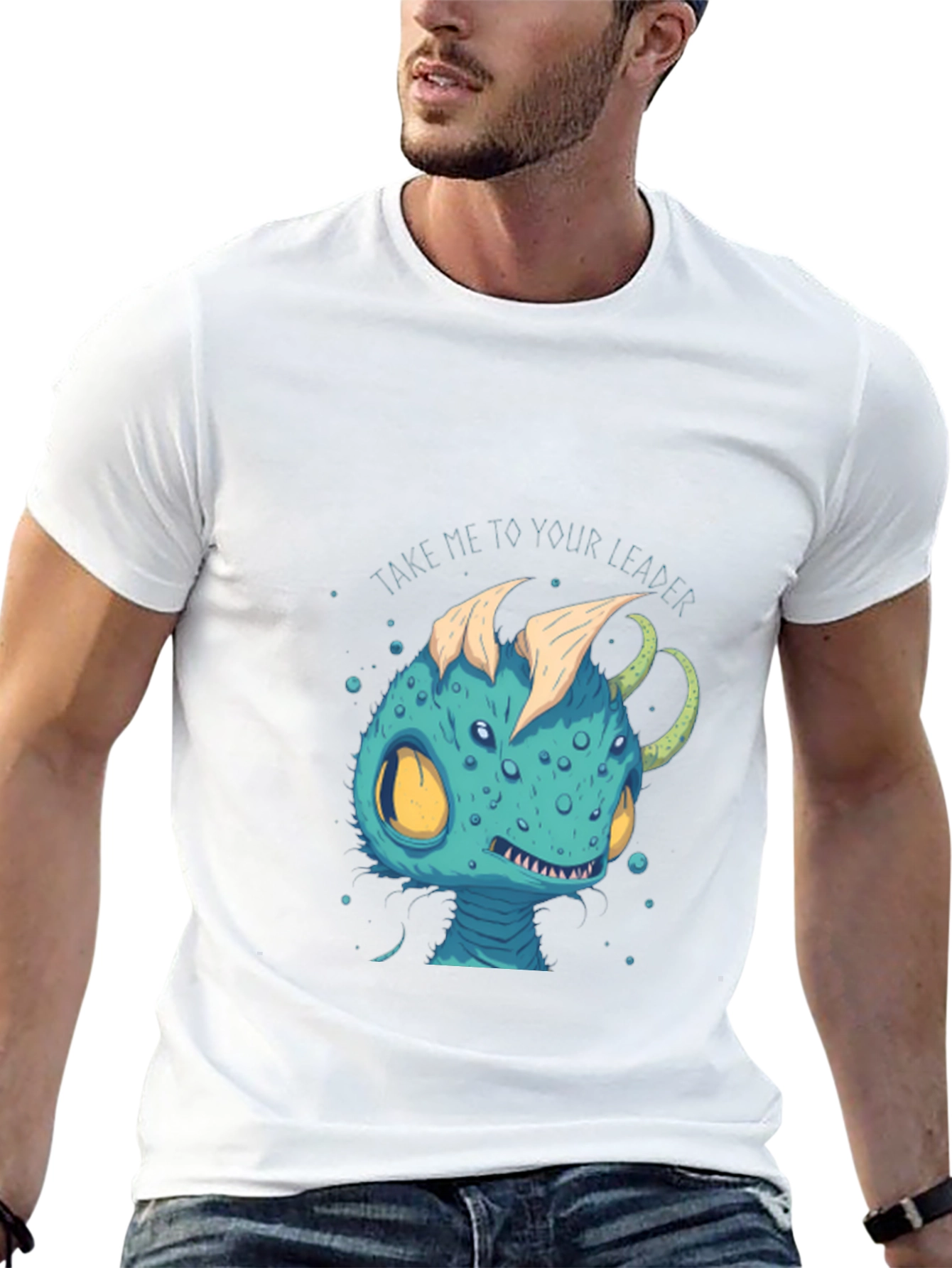 Alien Creature T-Shirt - Take Me To Your Leader