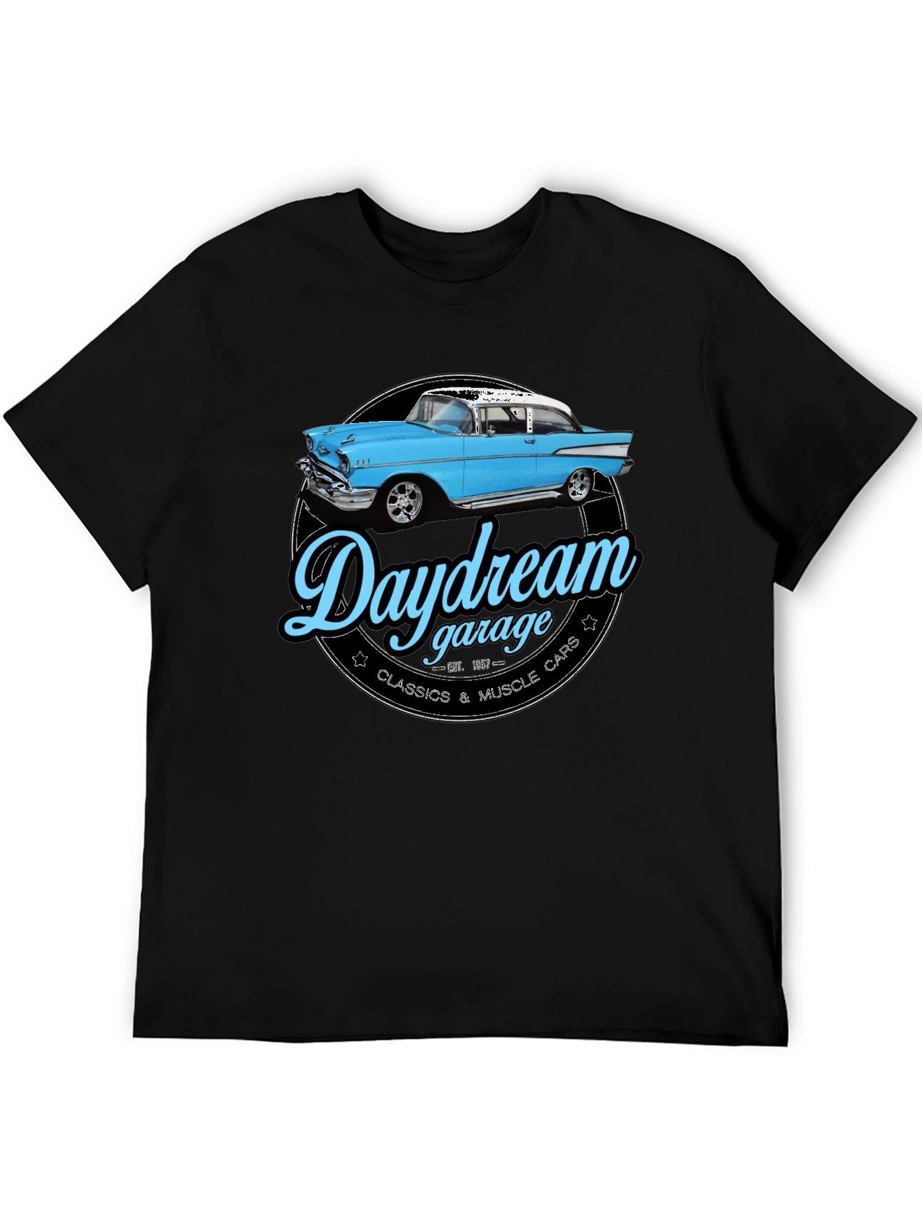 Daydream Garage T-Shirt - Classic Car Design